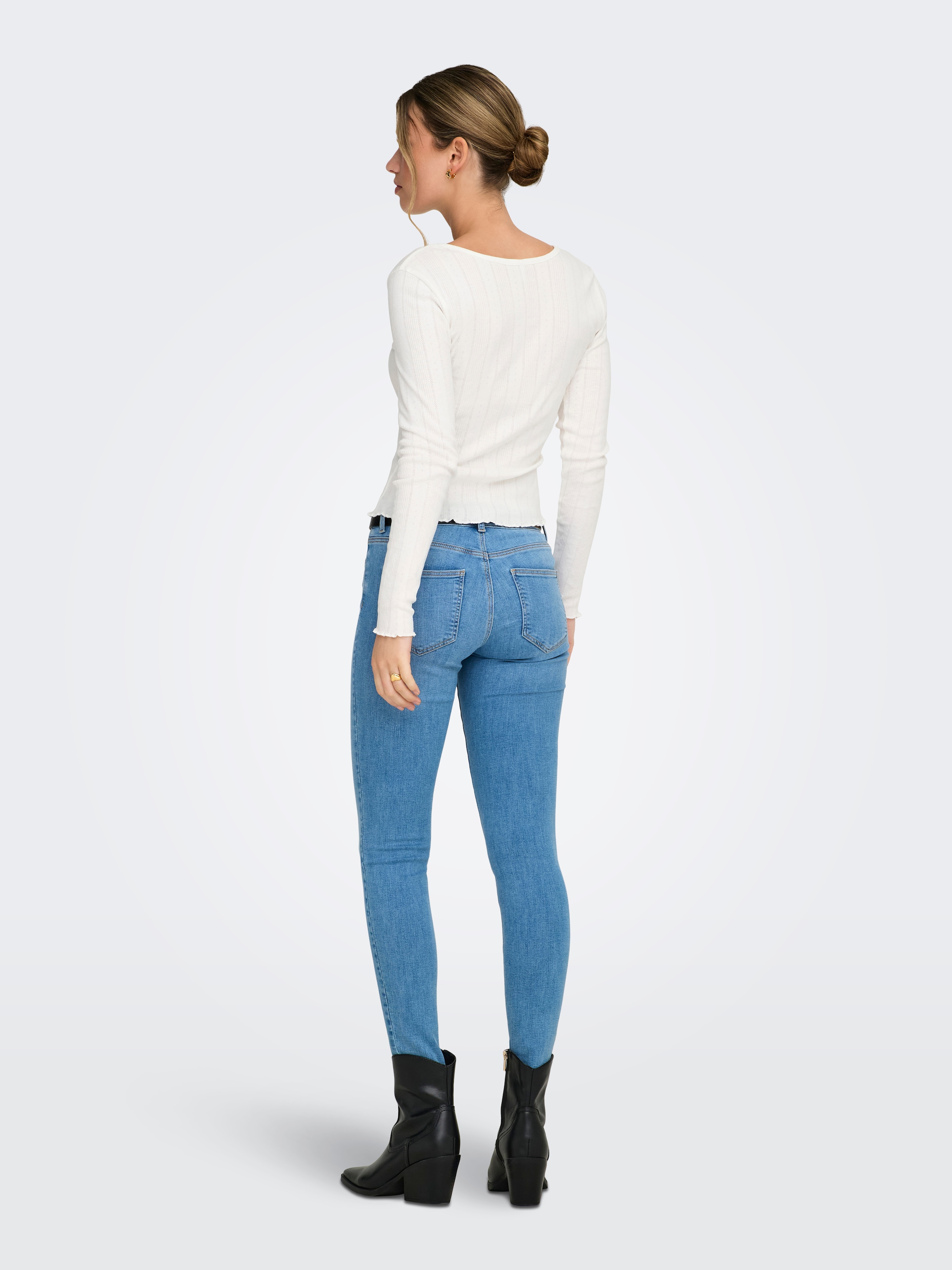 ONLY Langarmshirt »ONLTENNA O-NECK L/S TOP JRS NOOS«