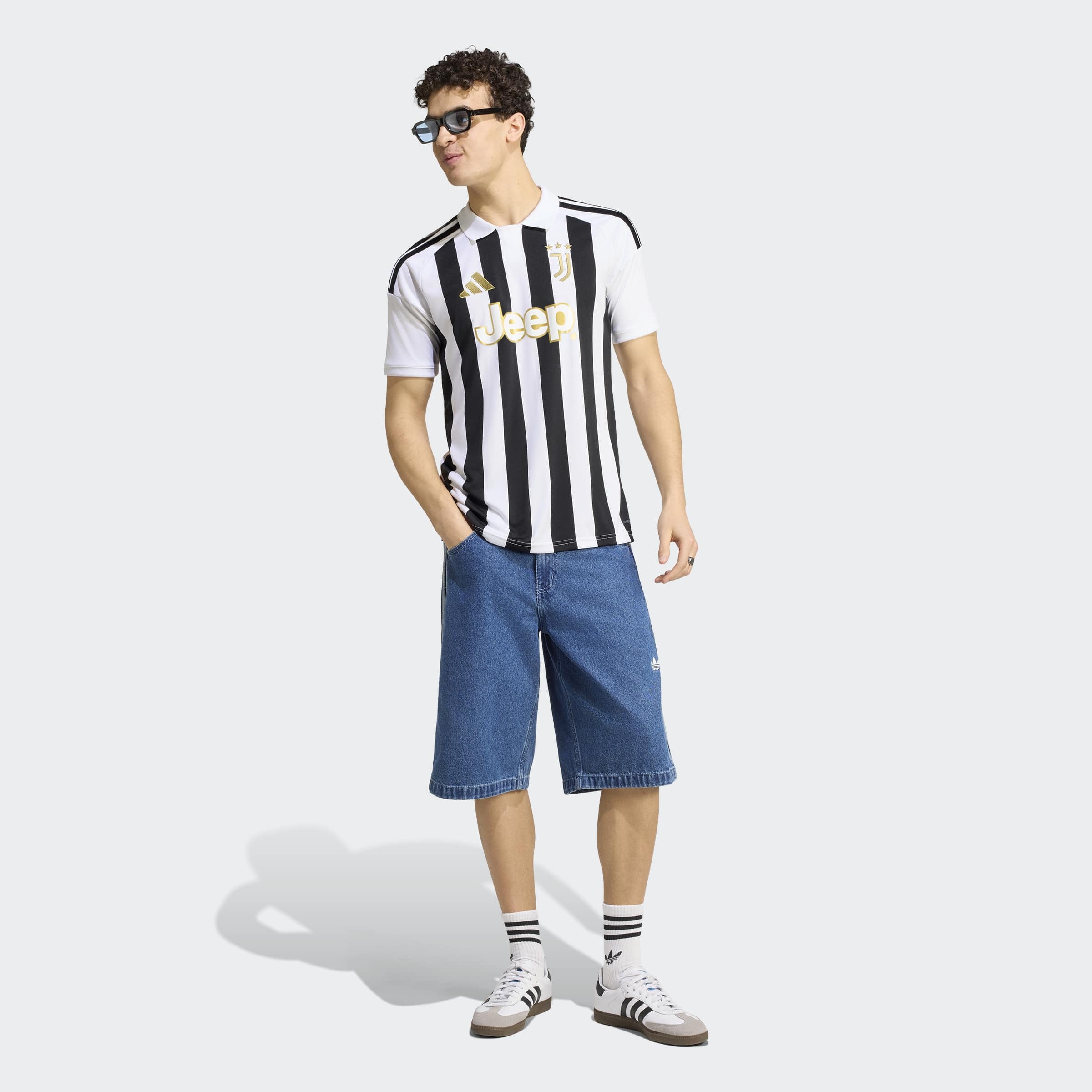 adidas Performance Maillot de foot »JUVE H JSY« mit Climacool Technologie, schmale Passform, mit klassischem Kragen