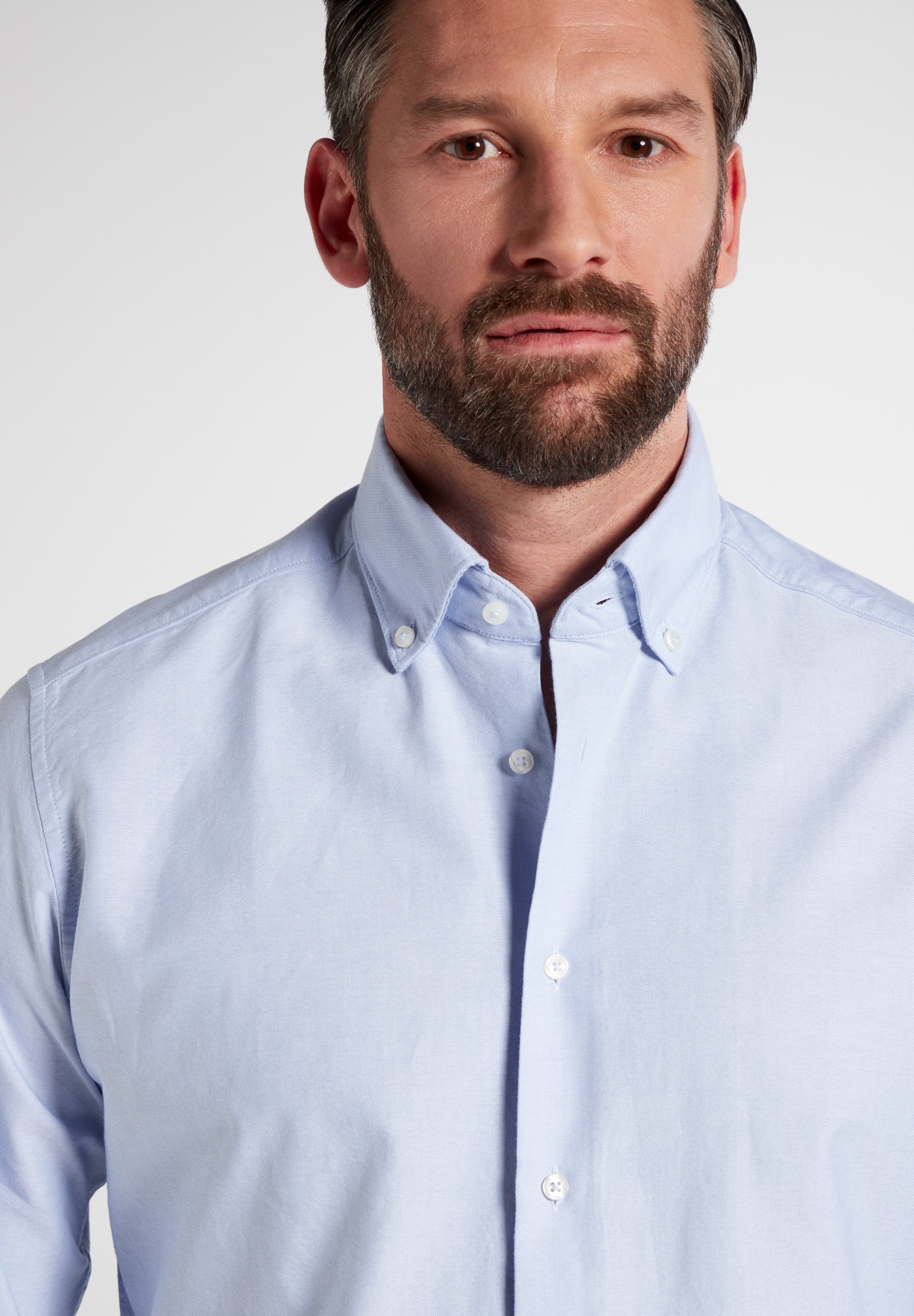 Eterna Langarmhemd »REGULAR FIT« EASY IRON (bügelleicht)