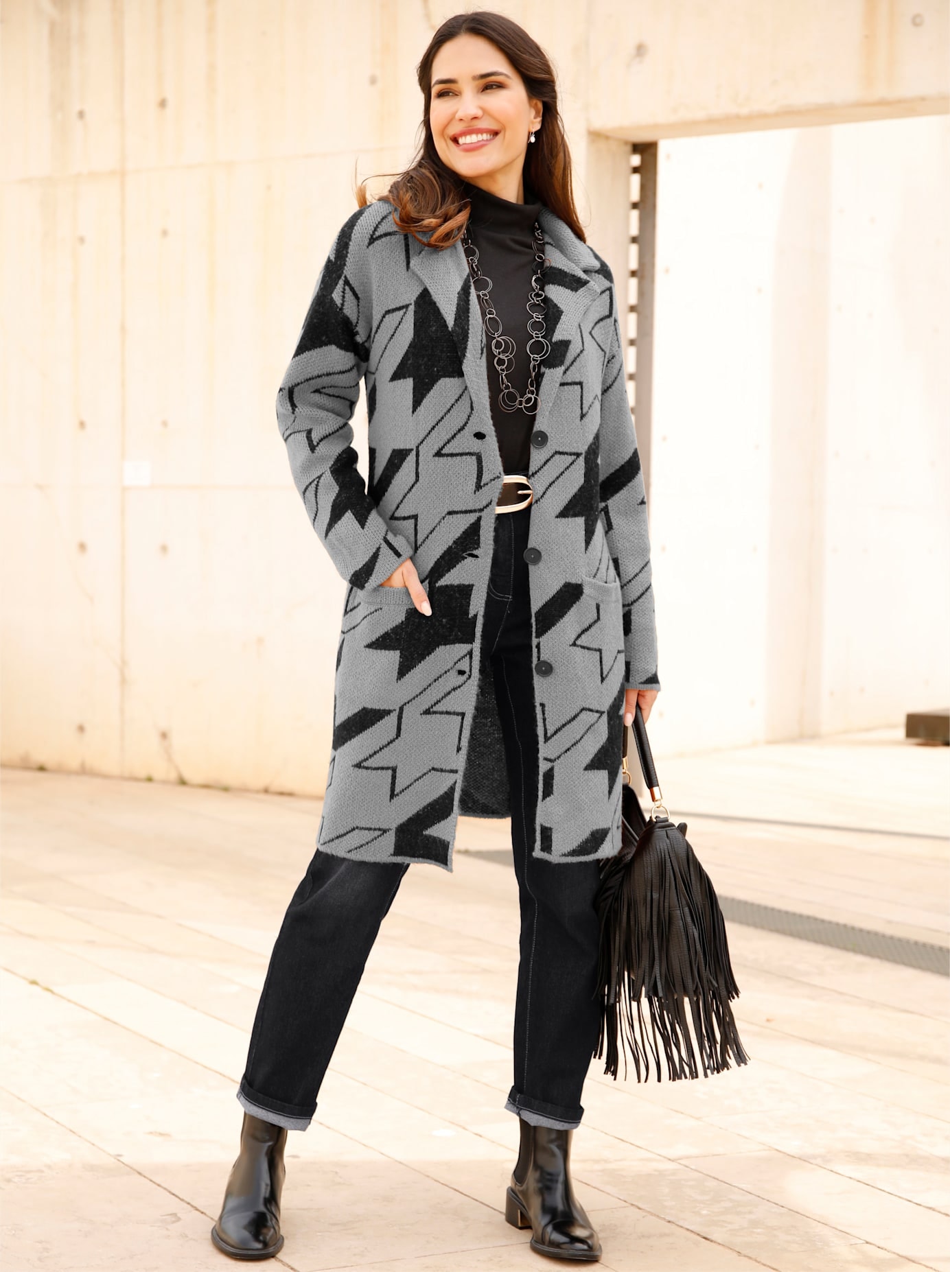 Classic Basics Strickjacke