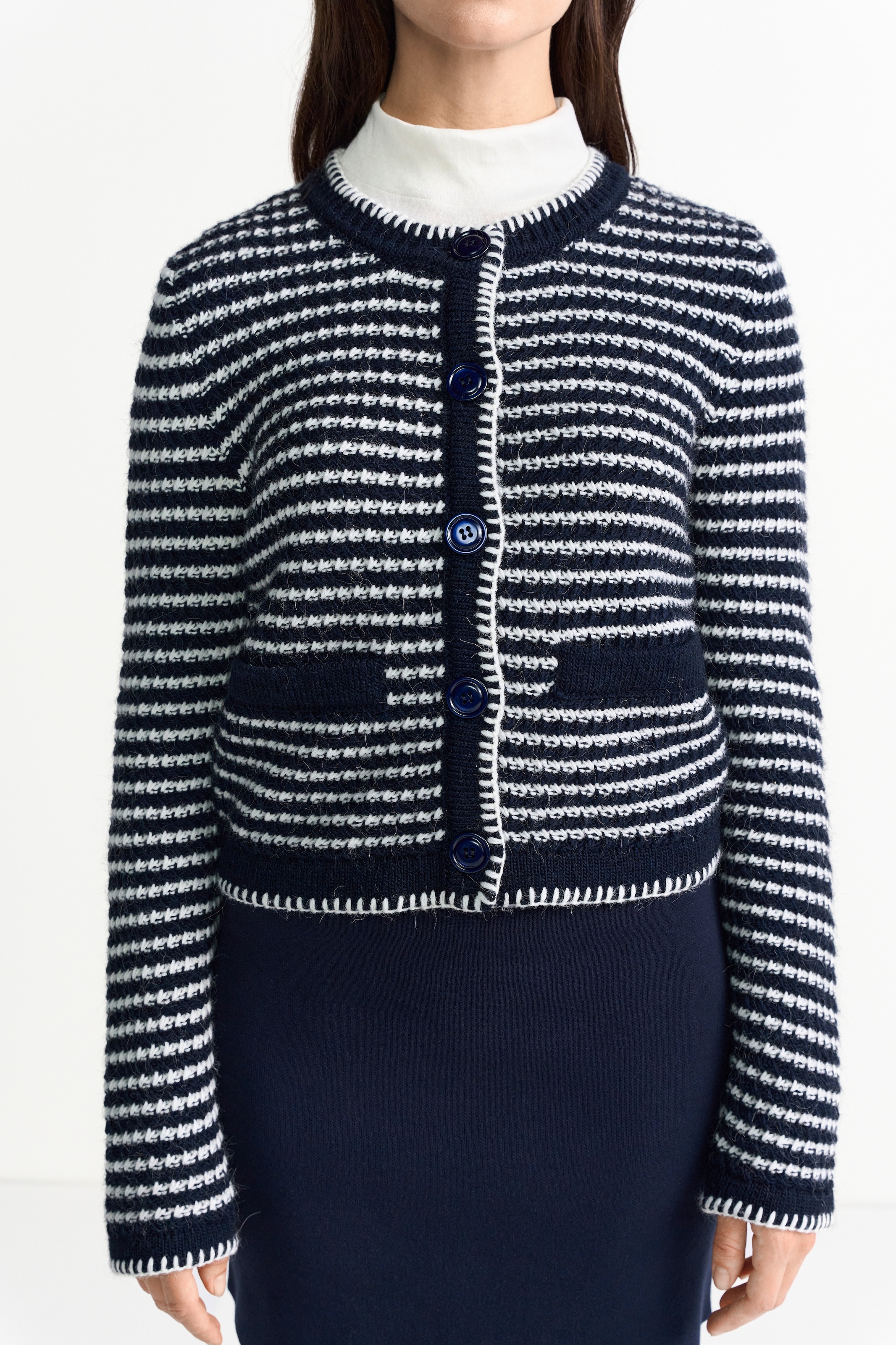 RICHROYAL Veste en tricot