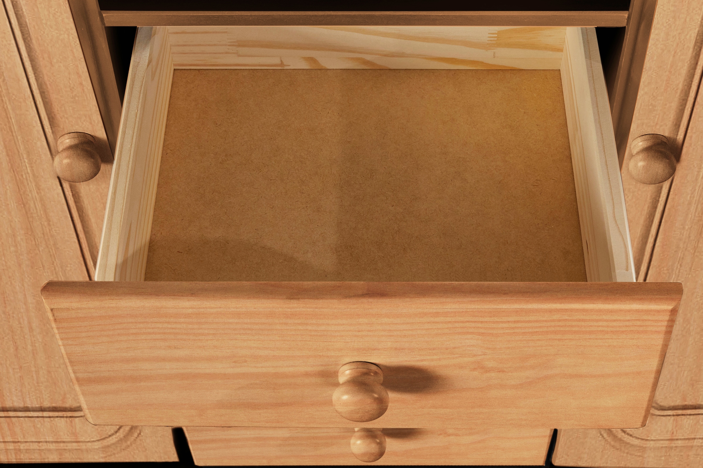 Home affaire Buffet haut »Mette« Stauraumschrank mit 3 Schubladen und verstellbaren Einlegeböden