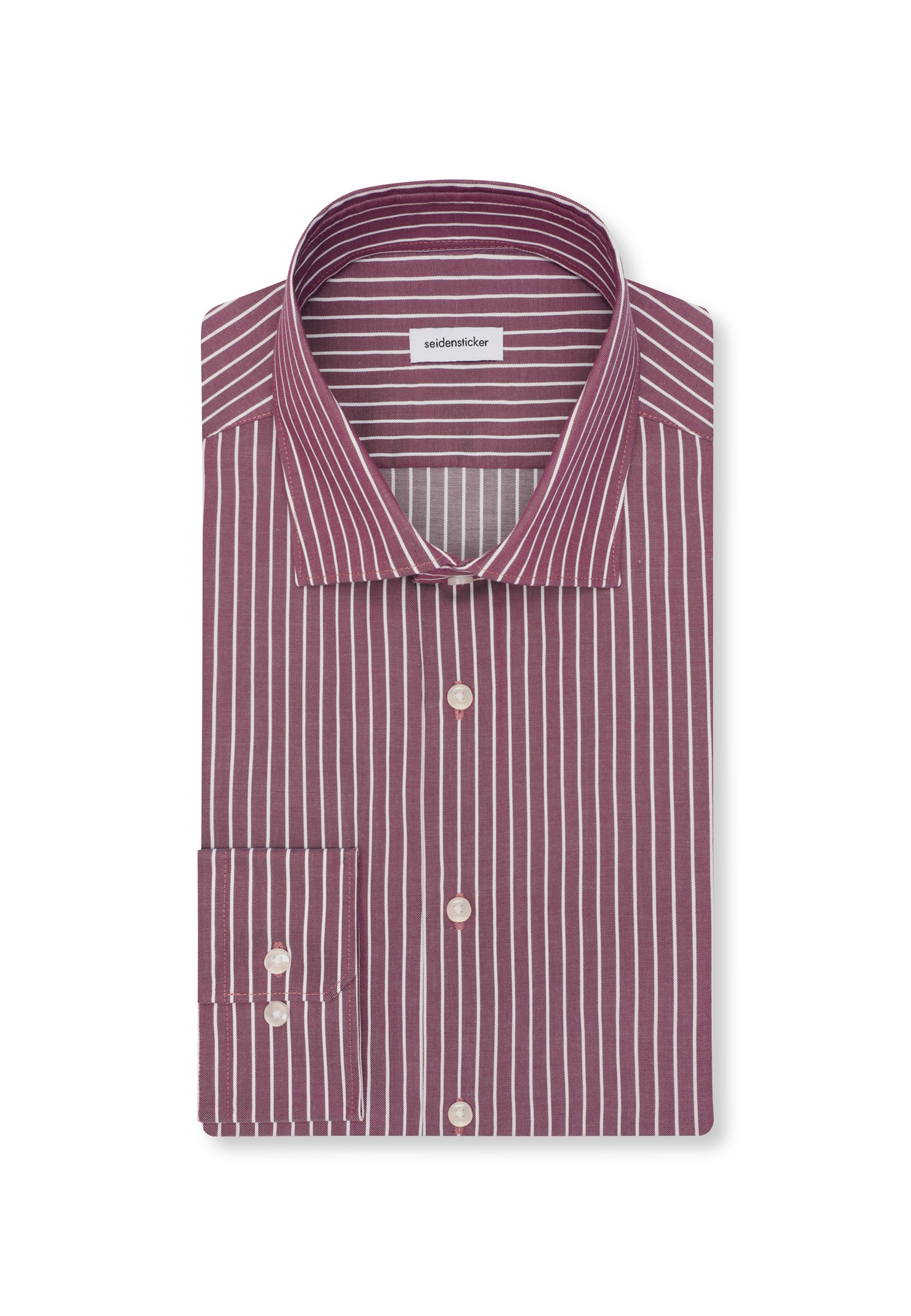 seidensticker Businesshemd »Schwarze Rose«, Slim 1/1 Kentkragen Gestreift
