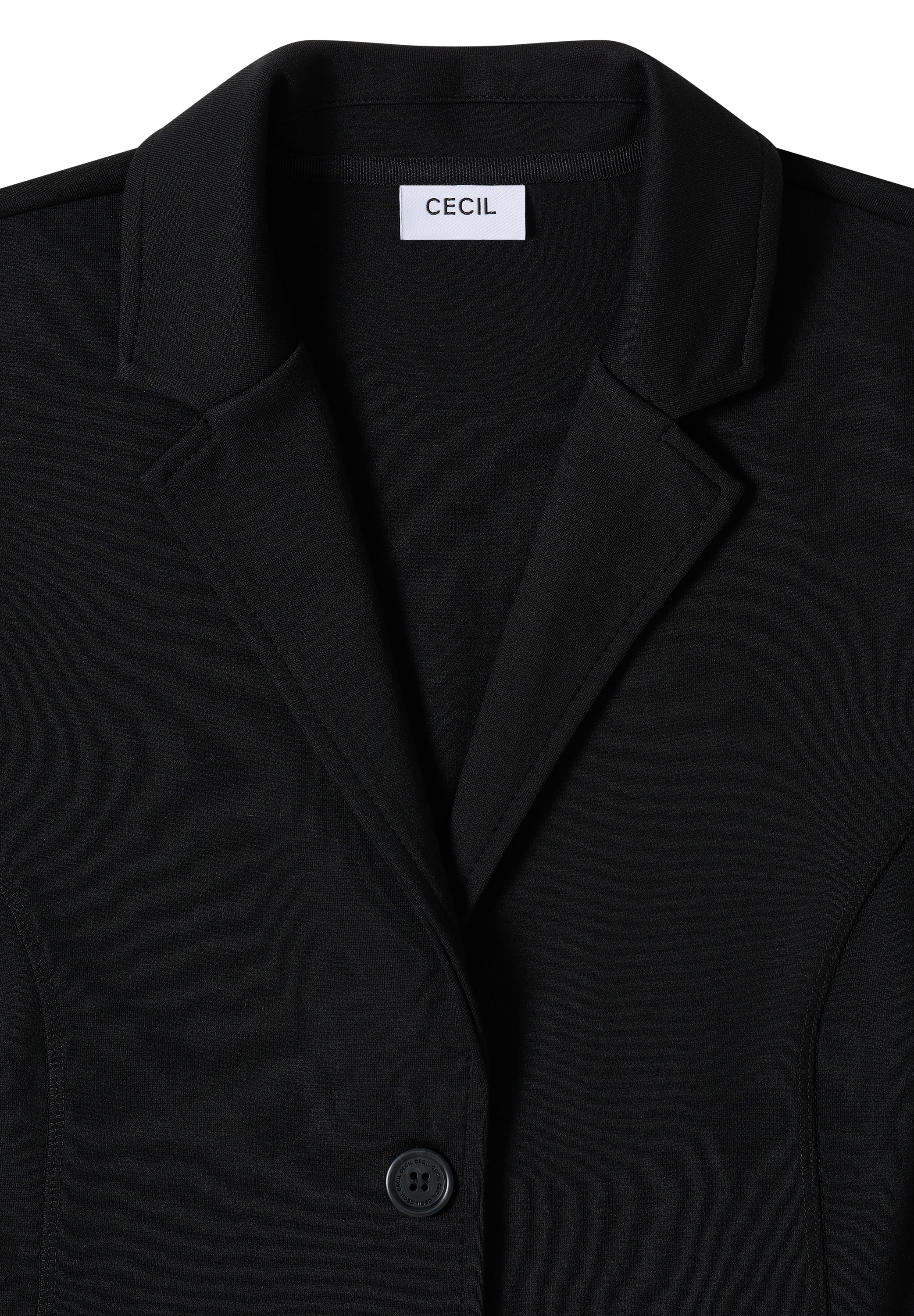 Cecil Blazer en sweat mit Reverskragen und Knopfleiste