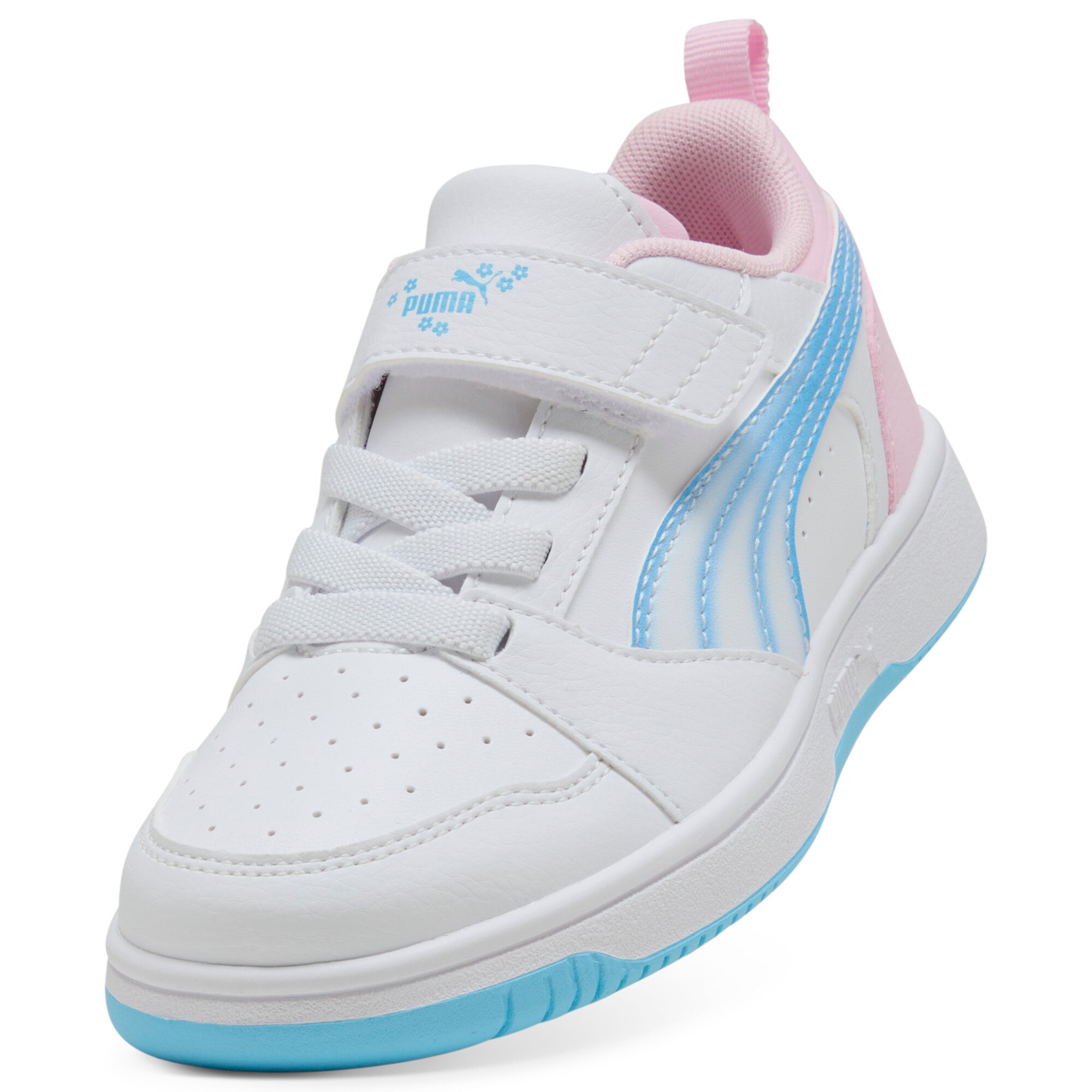PUMA Sneaker »REBOUND V6 LO JELLY HEAVEN AC+ PS«  mit Klettverschluss, mit leicht profilierter Gummilaufsohle