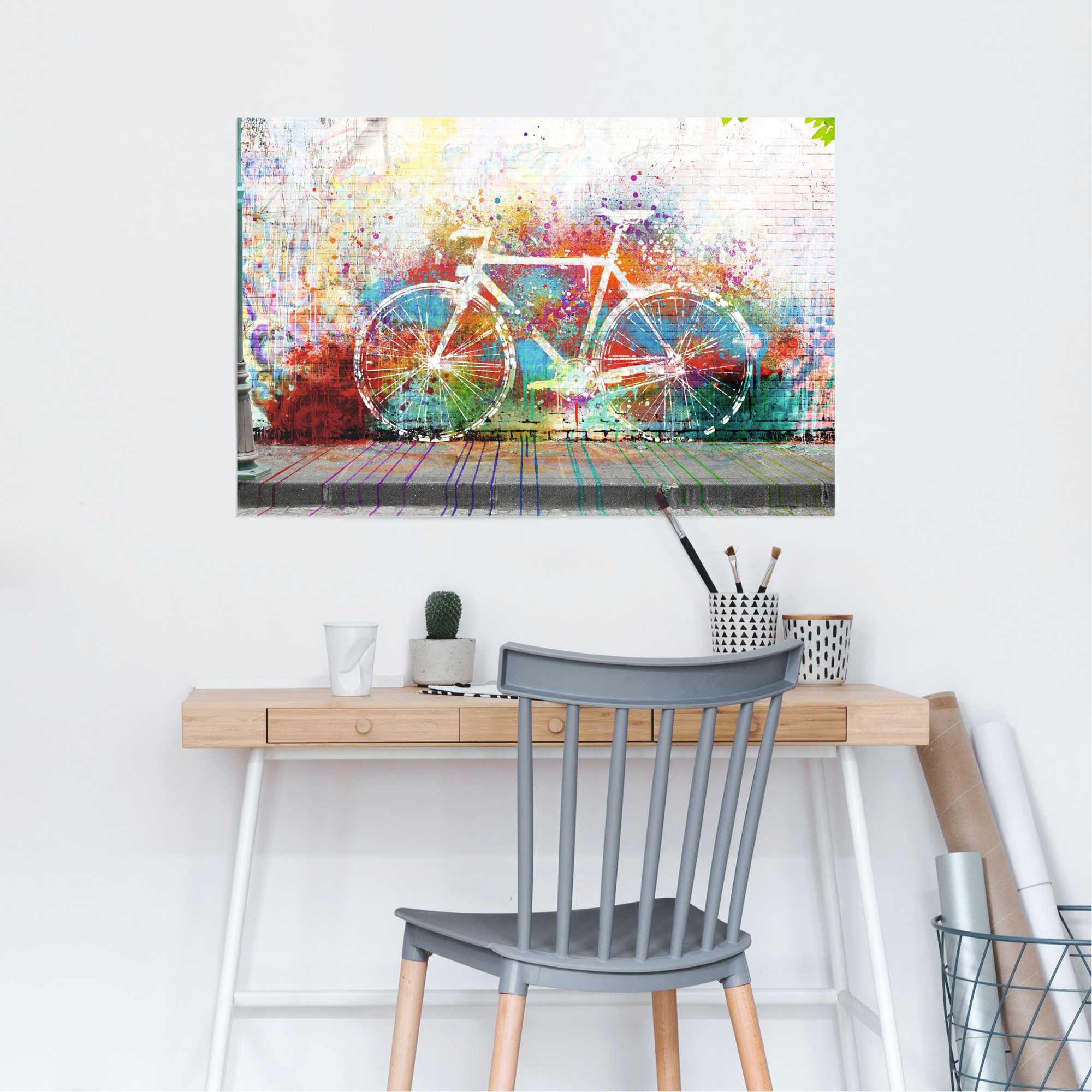 Reinders! Poster »Graffiti Fahrrad« 1 Stk. tlg.
