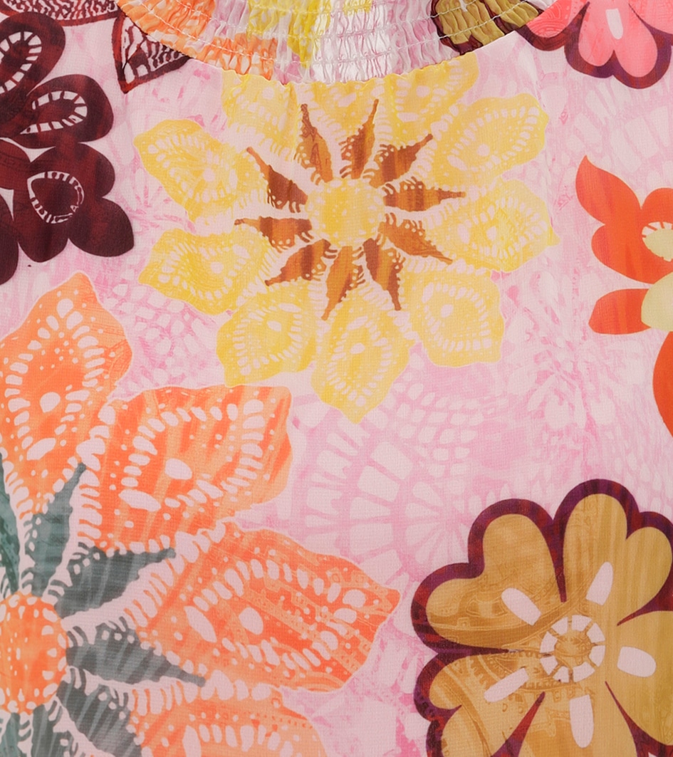 Aniston SELECTED Blouse en mousseline mit Blumendruck und Smokbündchen