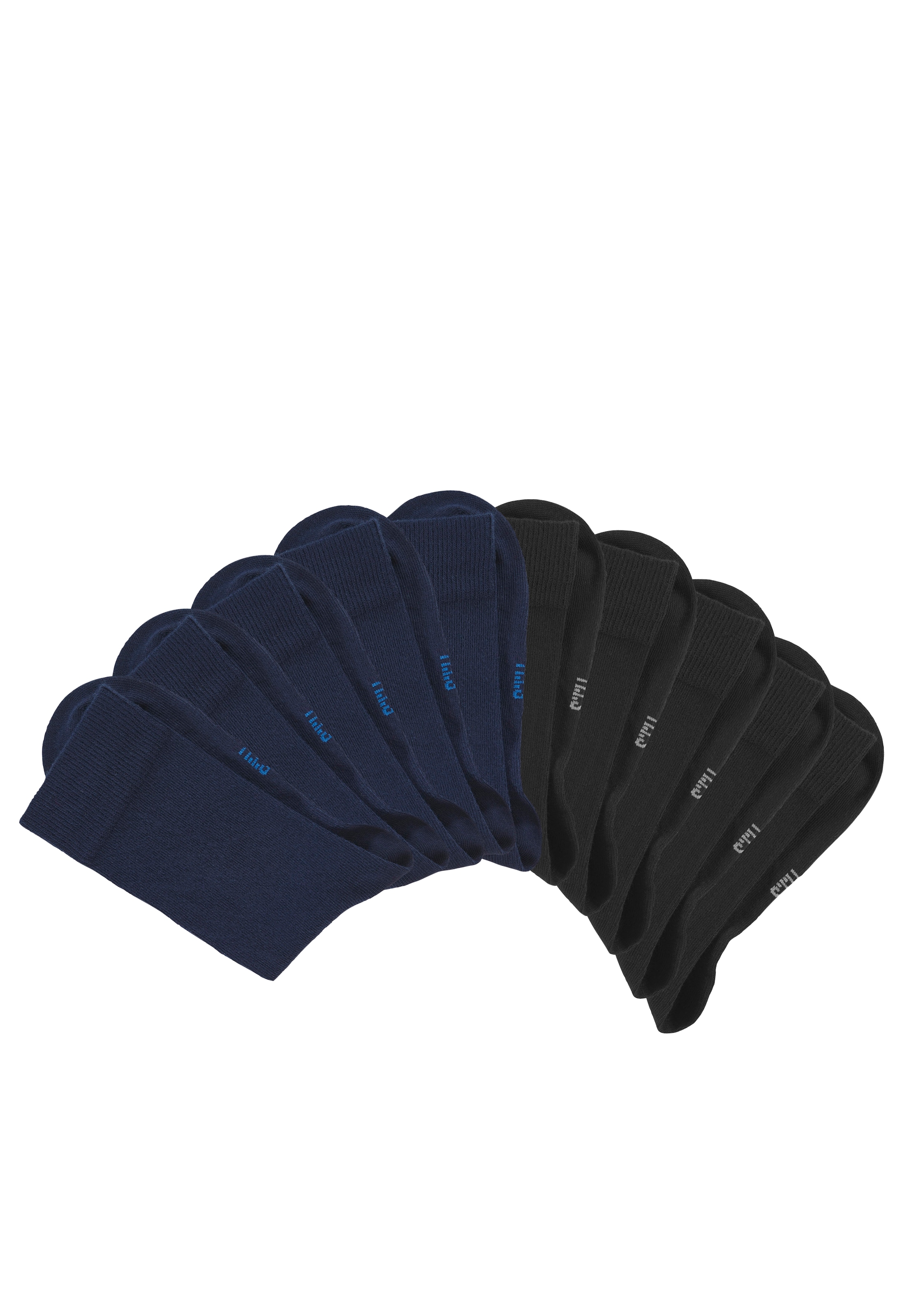 H.I.S Chaussettes de loisirs Paquet, 10 cuis tlg. mit weichen Rippbündchen
