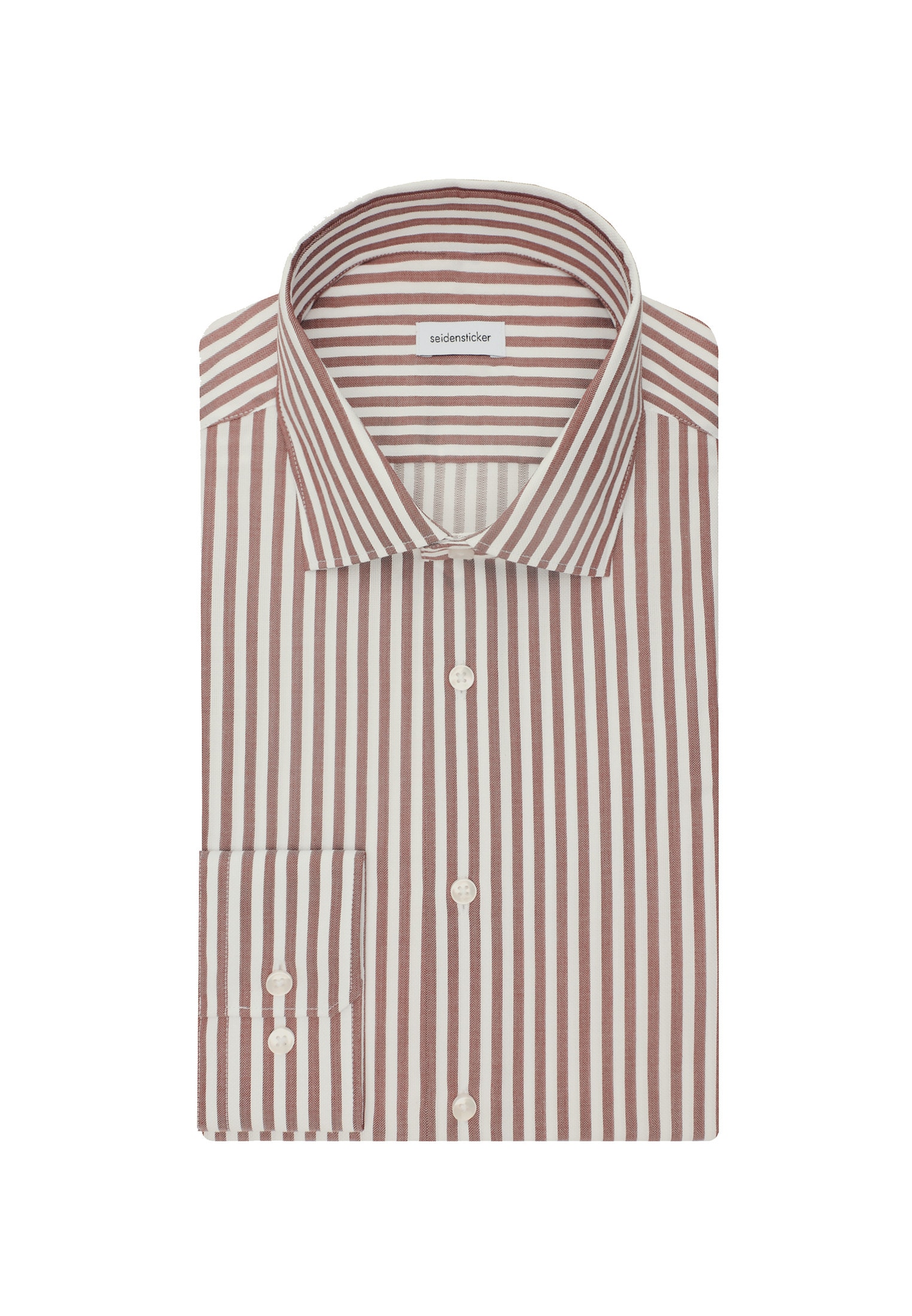 seidensticker Chemise d'affaires »Schwarze Rose« Shaped 1/1 Kentkragen Gestreift