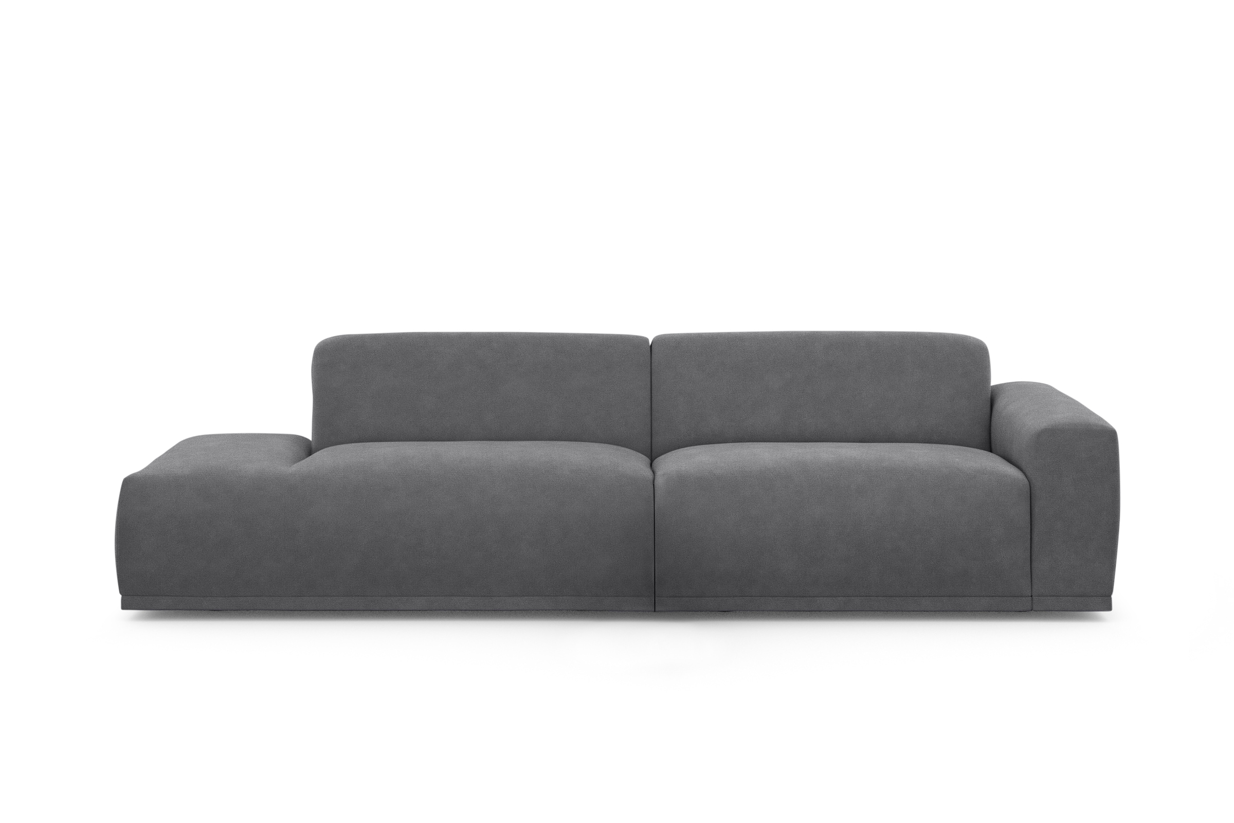TRENDMANUFAKTUR Canapé Big »Braga, mit hochwertigem Kaltschaum, Megasofa, Japandi-Design« canapé moderne Big-Sofa, canapé avec grand confort d'assise, 277/72/107 cm (L/H/P)