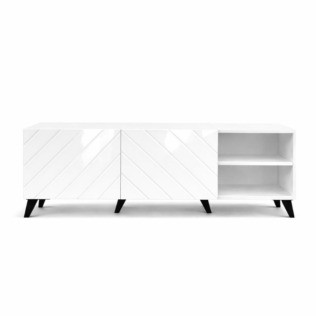 GOODproduct Lowboard »HOLLY 1.5, TV-Board, TV-Kommode, TV-Schrank, TV-Unterschrank, TV-Möbel« Modernes lackiertes Hochglanz TV-Board, grifflos, Breite 150 cm