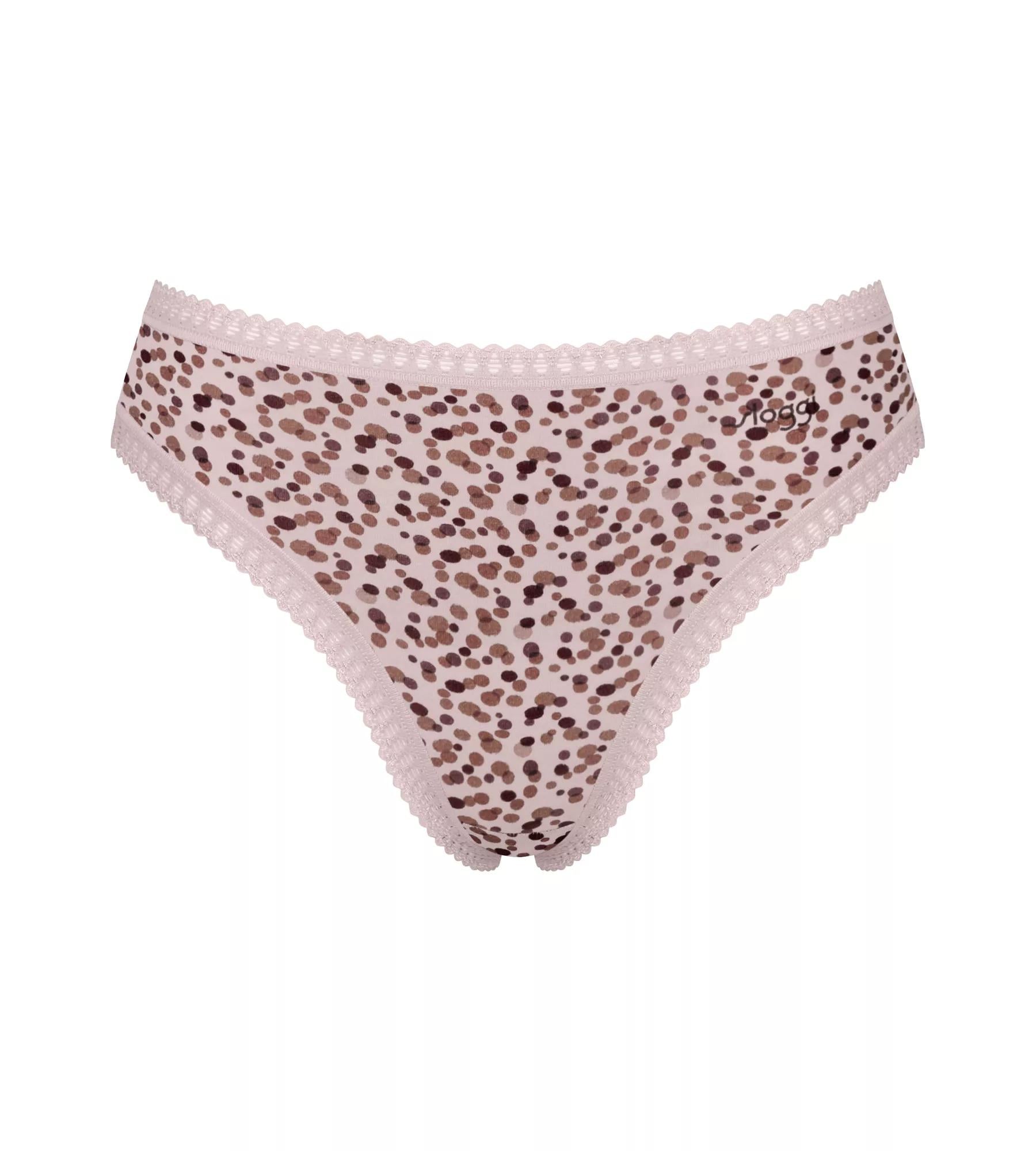 sloggi Slip »GO Crush« 3er Pack,  mit Spitzendetails, Multipack, hoher Beinausschnitt