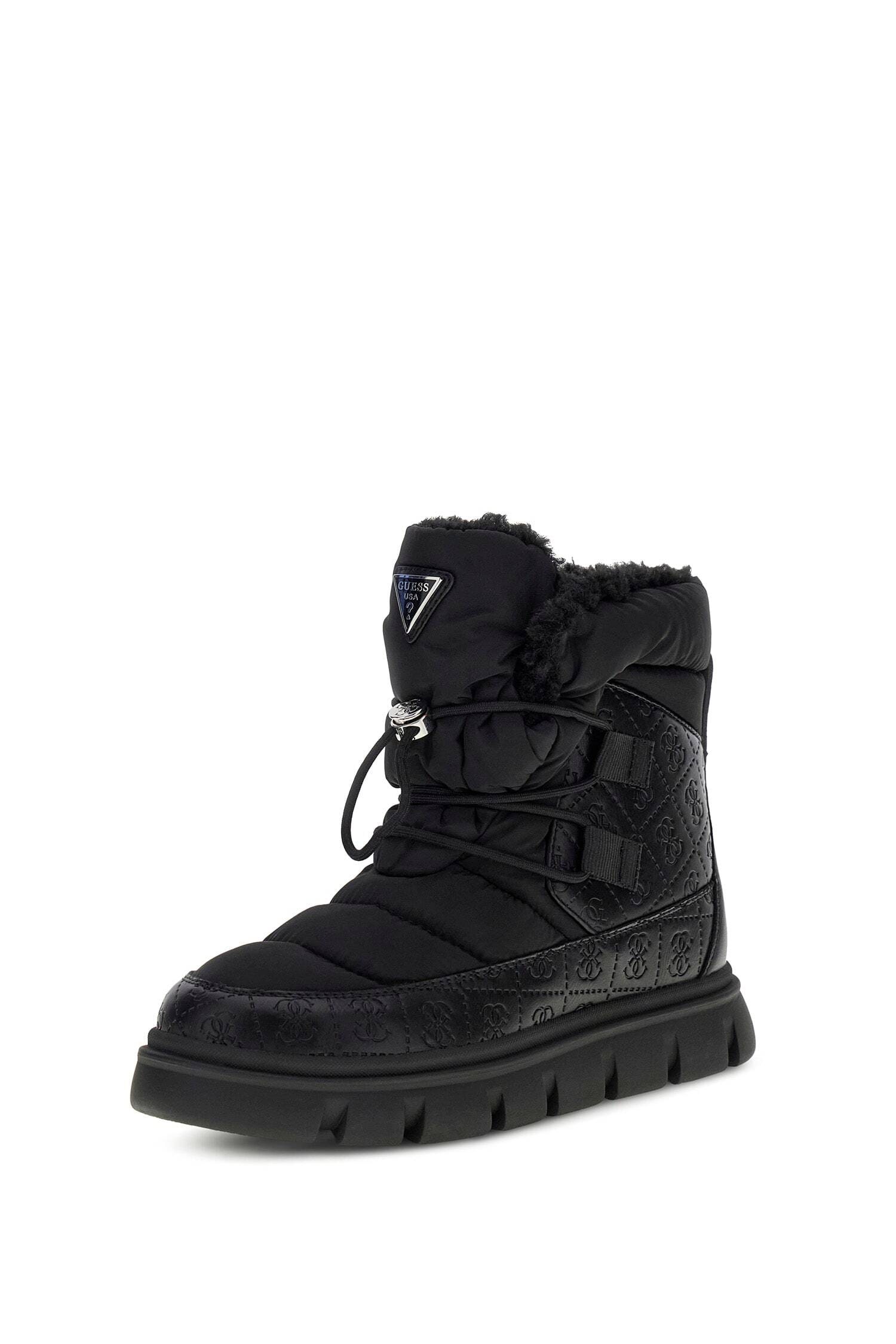 Guess Bottines à lacets »MABRY«  Winterboots mit Schnellverschluss und Gummizug