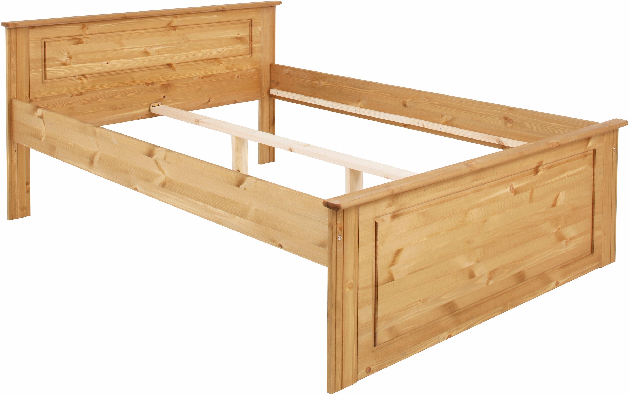 GOODproduct Schlafzimmer-Set »Hugo« Set, 3 Stk. tlg. Bett 140x200cm, 2-trg Kleiderschrank und 1 Nachttisch