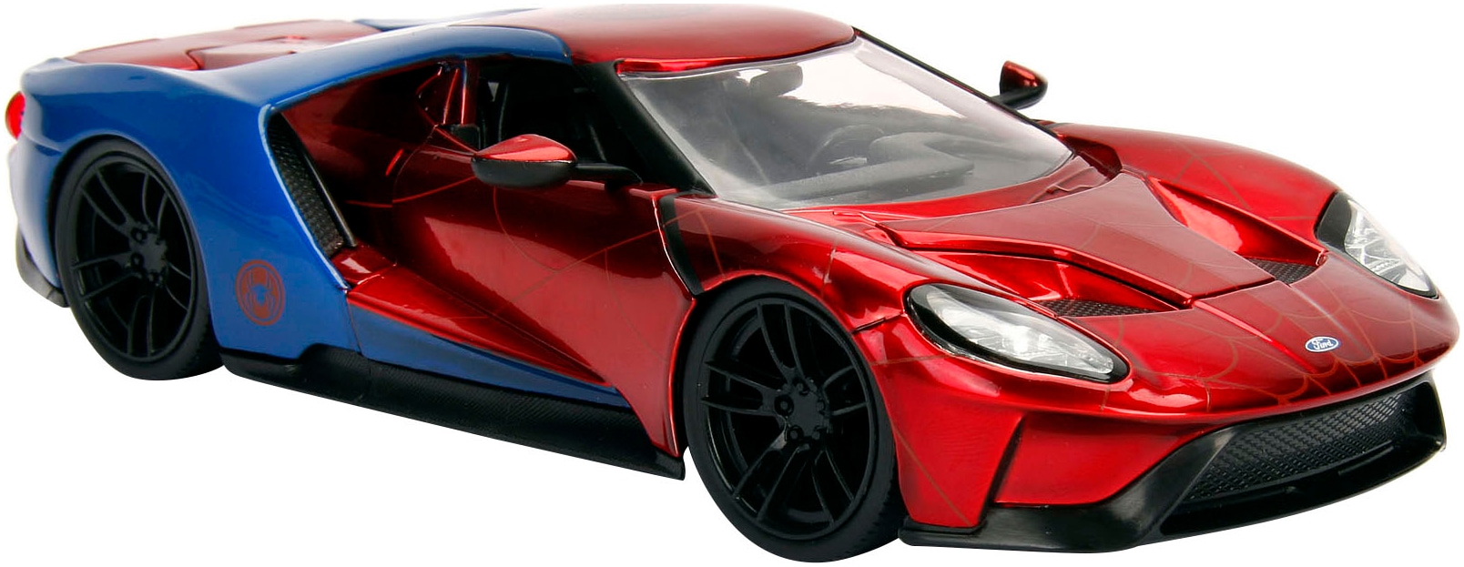 JADA Voiture-jouet »Marvel Spiderman 2017 Ford GT 1:24«