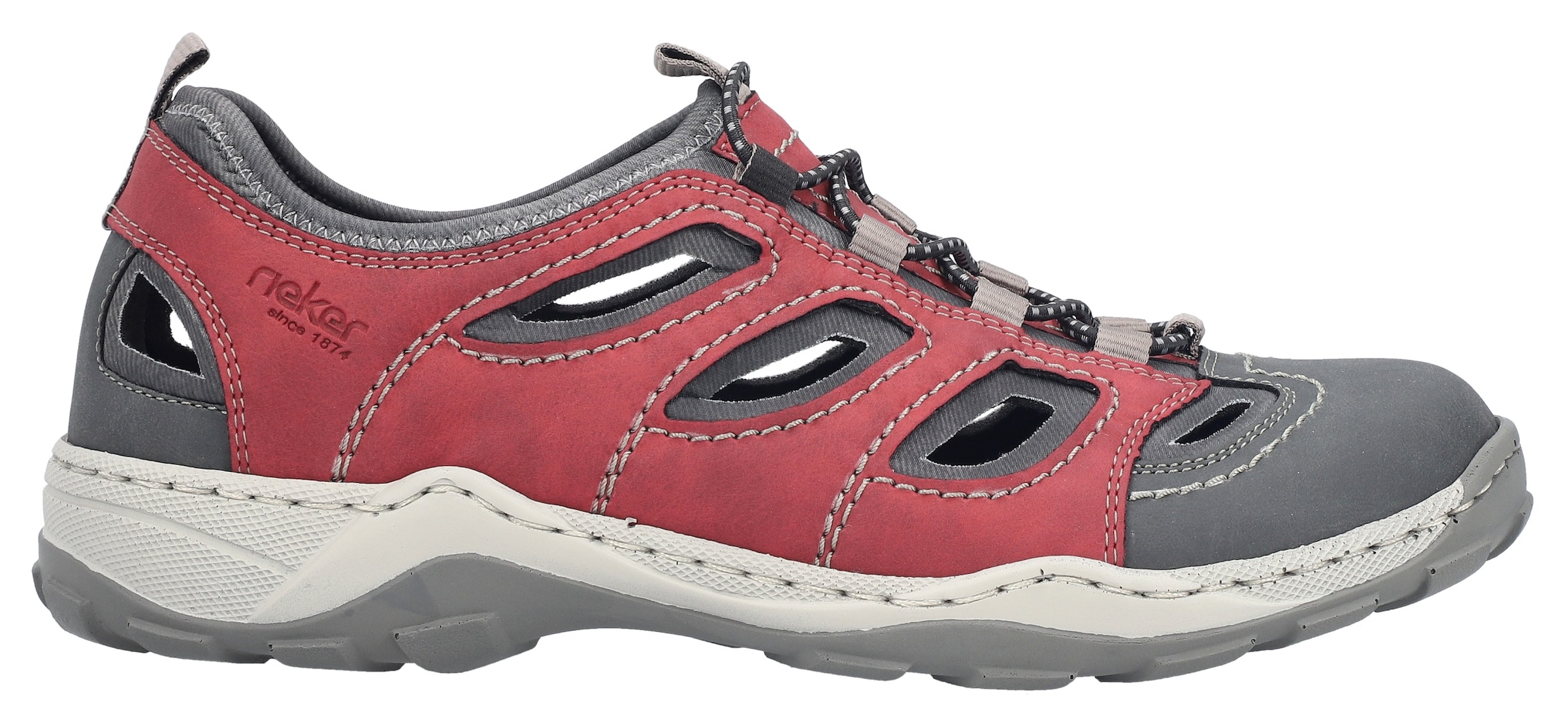 Rieker Slipper  chaussure de trekking, sandale, chaussure d’été avec élastique pratique