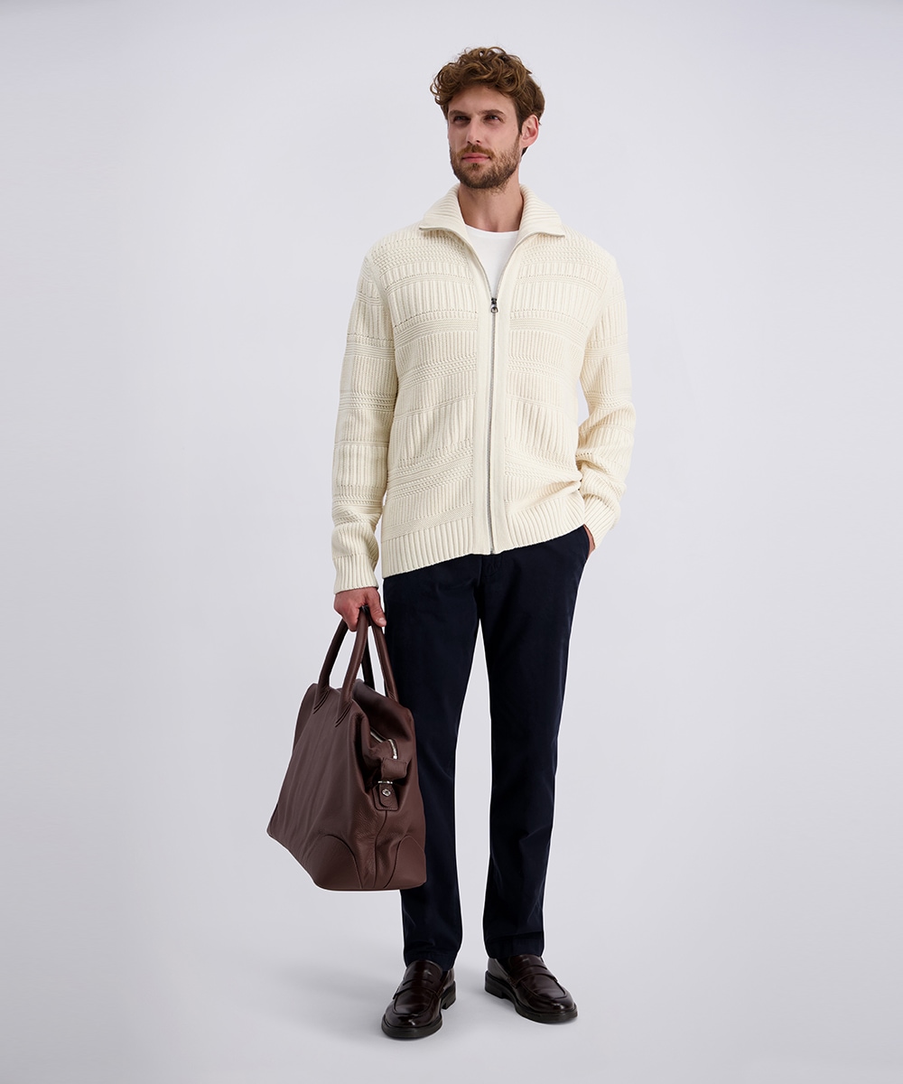 Pierre Cardin Veste en tricot mit Reissverschluss