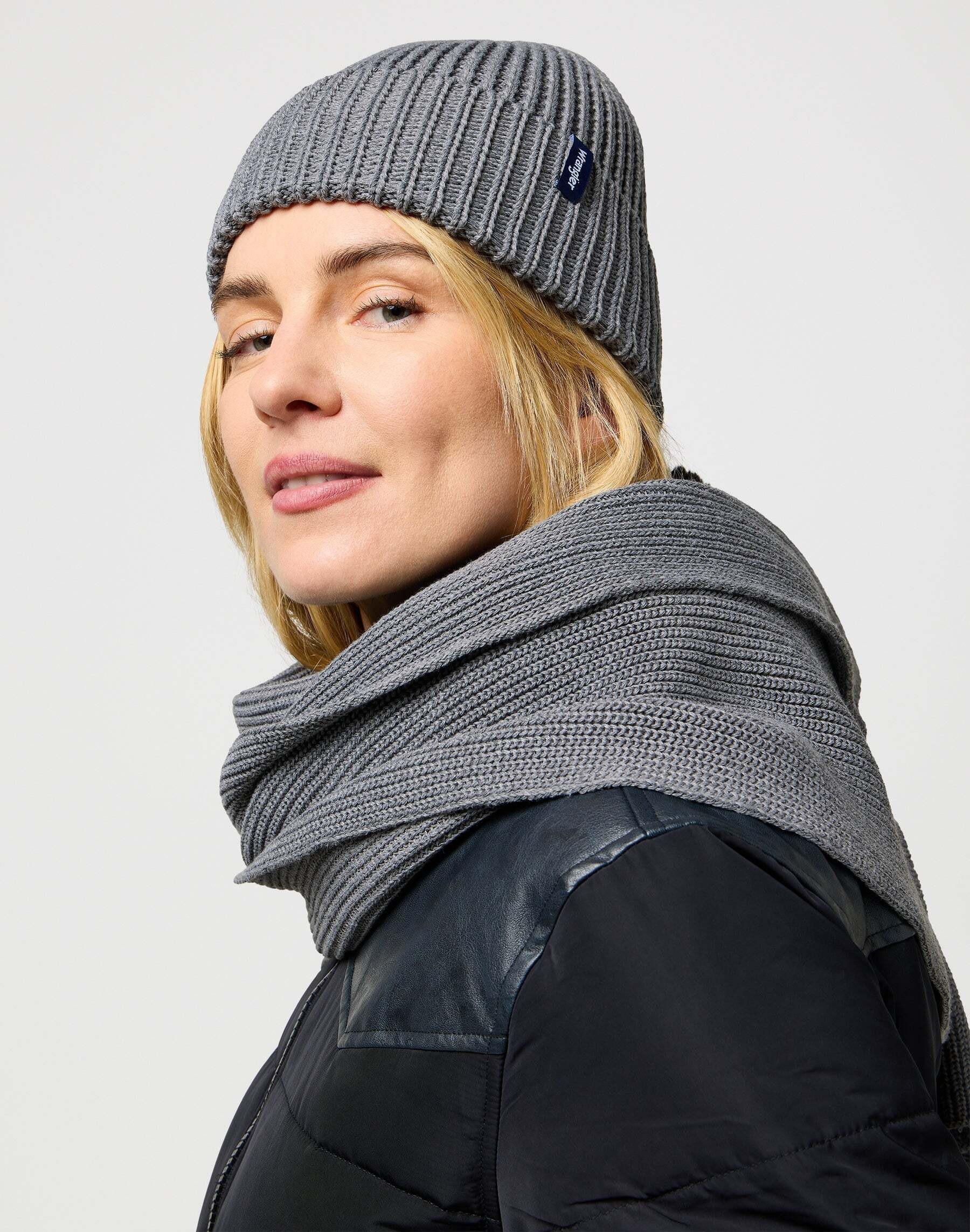 Wrangler Écharpe »WRANGLER Set Scarf Beanie Set«