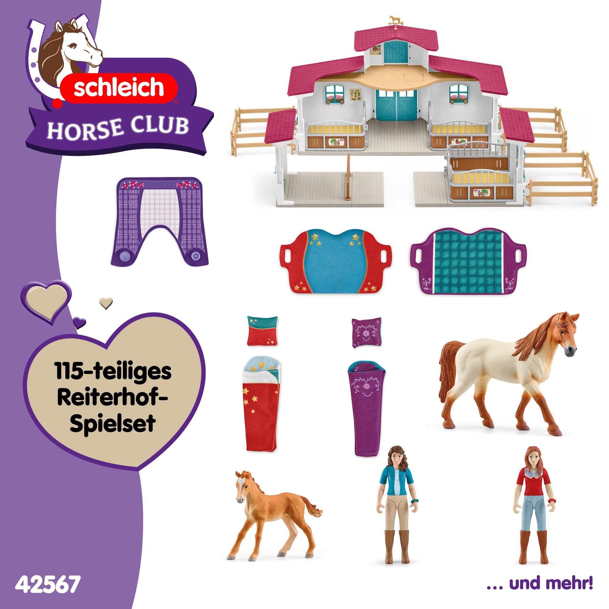 Schleich® Monde de jeu »HORSE CLUB, Reiterhof (42567)«