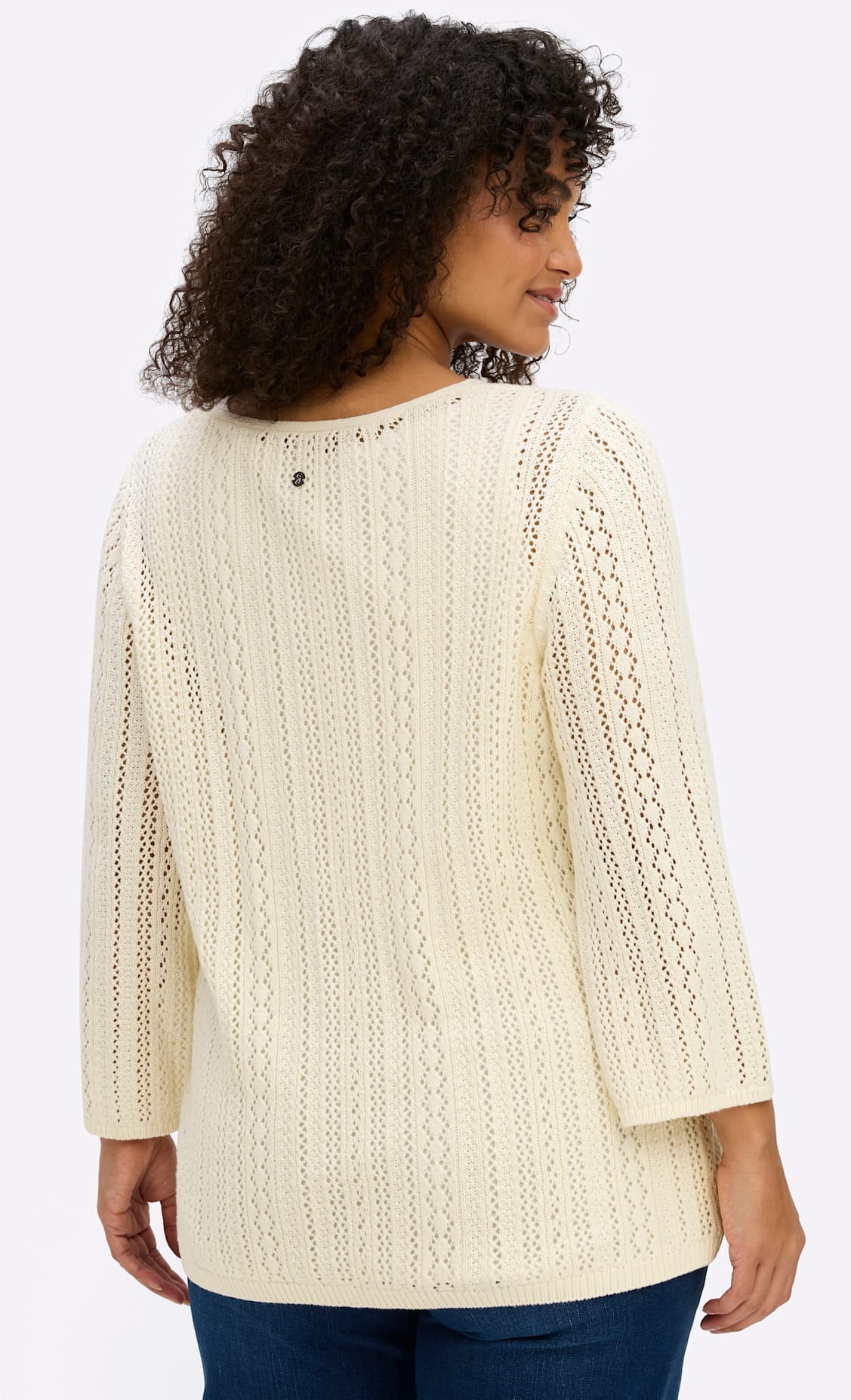 Sheego Pull en tricot »3/4-Arm-Pullover«