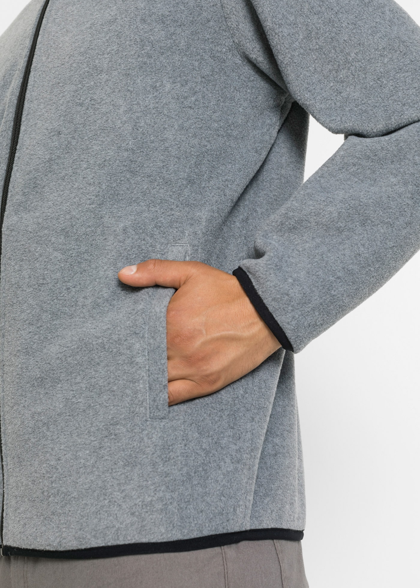 bonprix Veste polaire Packung, 2, 2 cuis tlg. ohne Kapuze Fleecejacke (2er Pack)