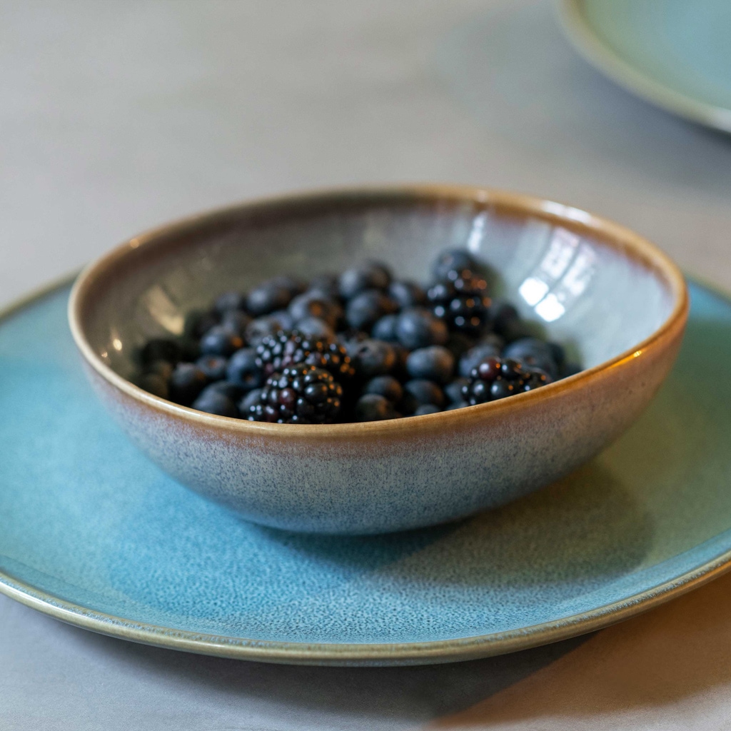 like. by Villeroy & Boch Frühstücks-Geschirrset »Lave glacé« Effektglasur, Steingut