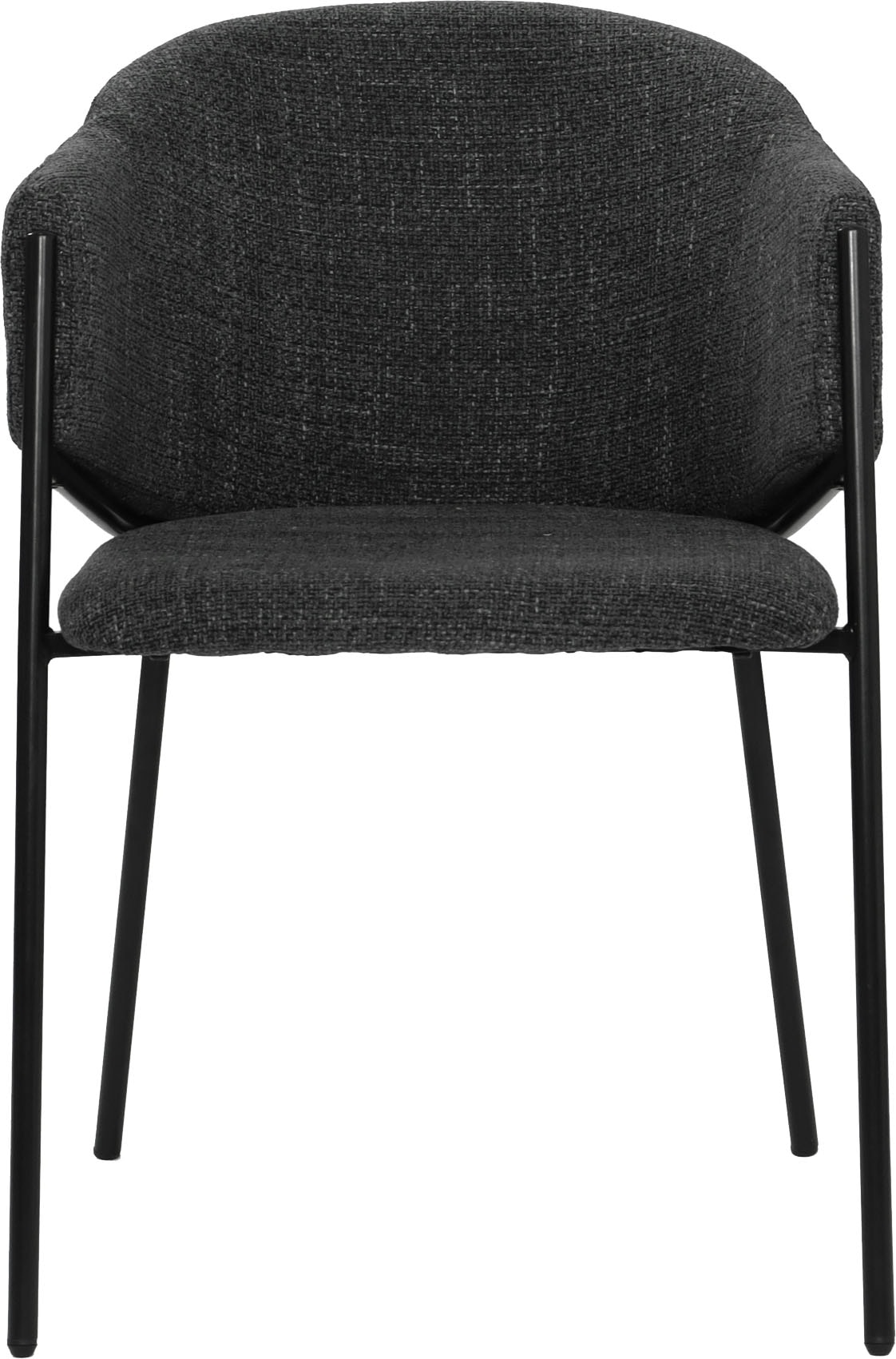 SIT Armlehnstuhl »London 2er-Set Esszimmerstühle mit Strukturstoff & Metallgestell« (Set) 2 Stk.Öko-Tex Strukturstoff & bequeme Armlehnen für Sitzkomfort