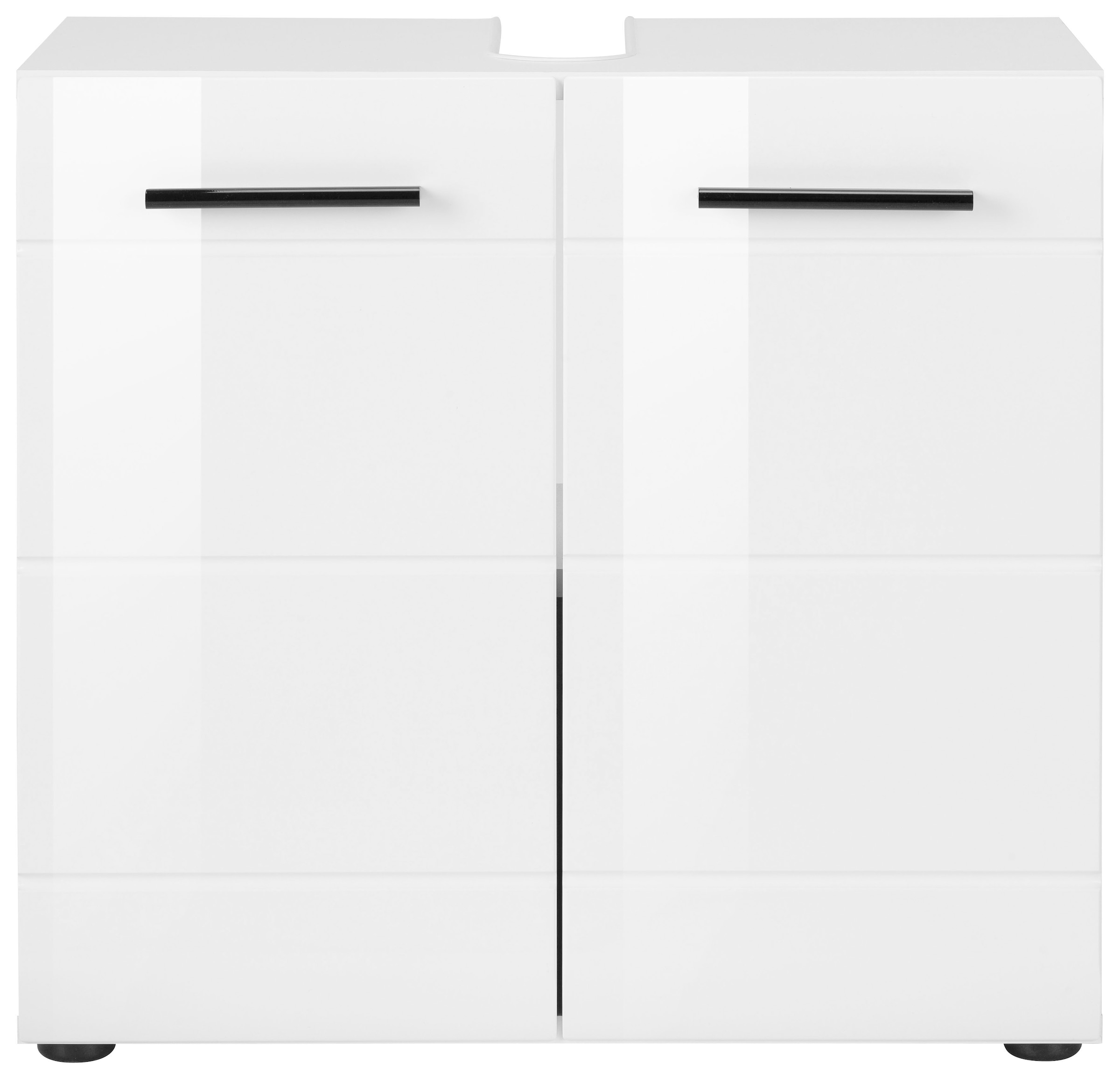 welltime Armoire sous lavabo »Sovana« meuble-lavabo avec compartiment réglable - dimensions (L/P/H) 60/31/56 cm