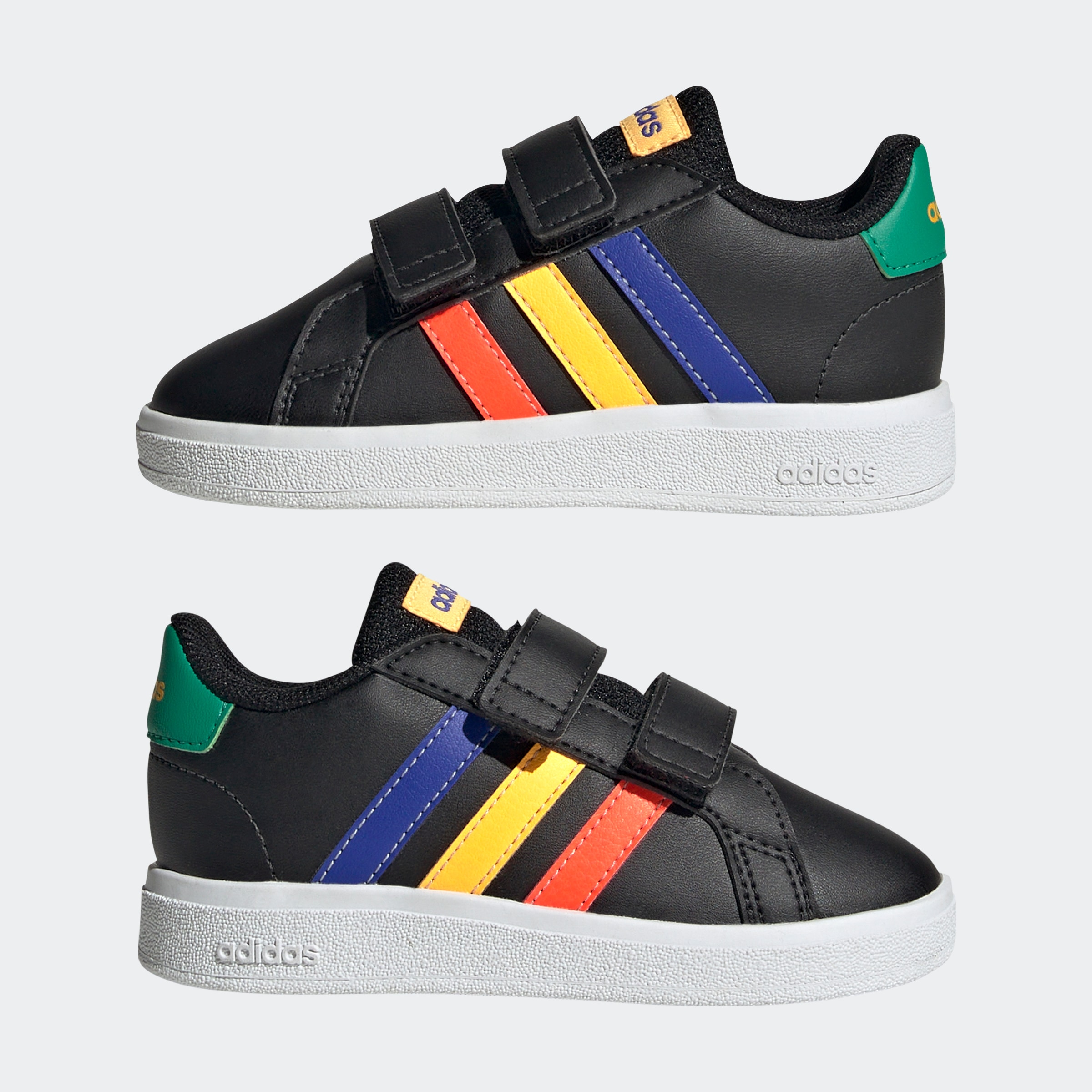 adidas Sportswear Sneaker »GRAND COURT LIFESTYLE HOOK AND LOOP«  für Kinder, Design auf den Spuren des adidas Superstar
