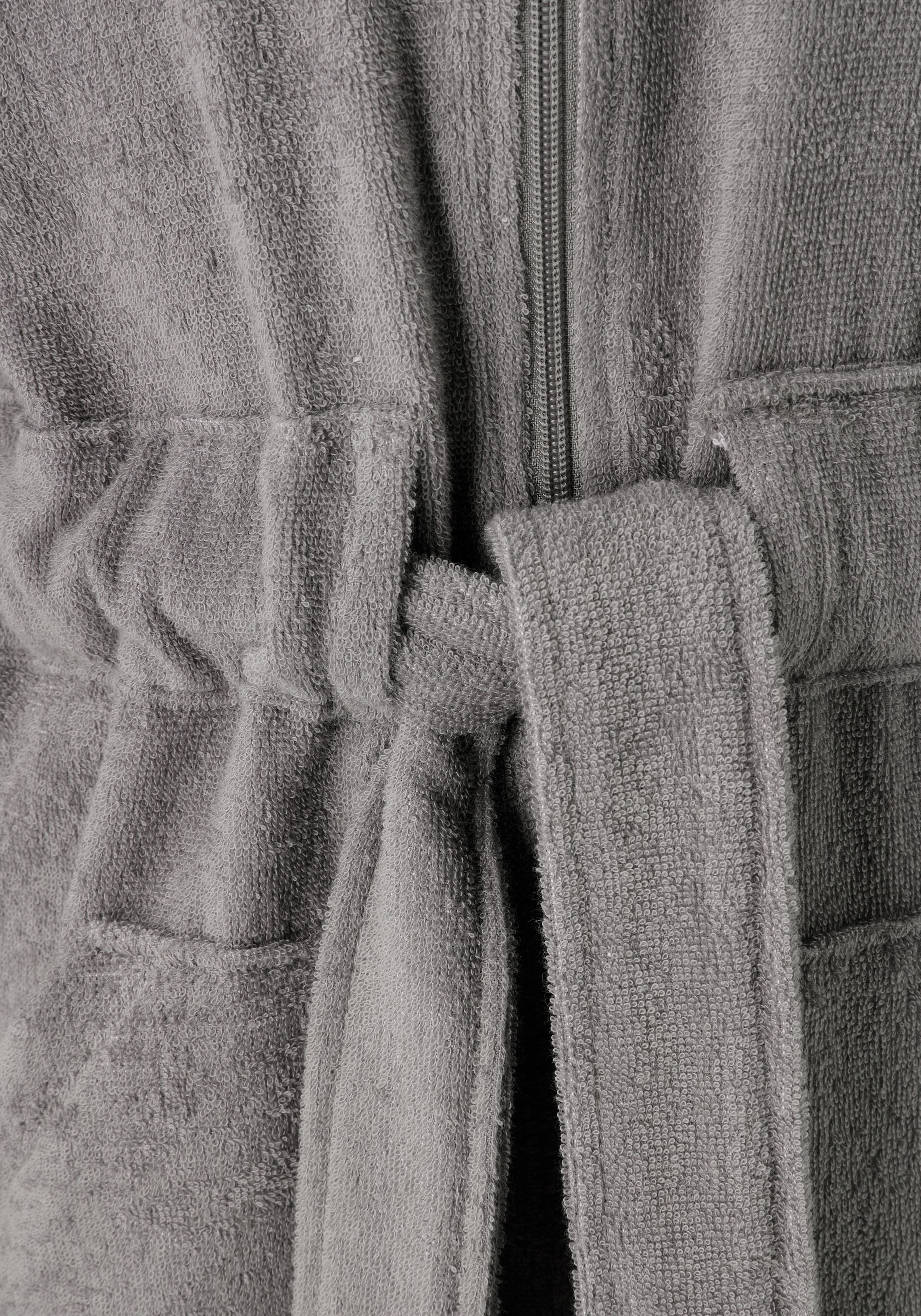GOODproduct Damenbademantel »Sennia, ideal für Sauna & Spa, Hotelbademantel, Morgenmantel« 2 Stk. Steifendetails, 100% Baumwolle, mit GRATIS-Zugabe: 1x Turban-Handtuch