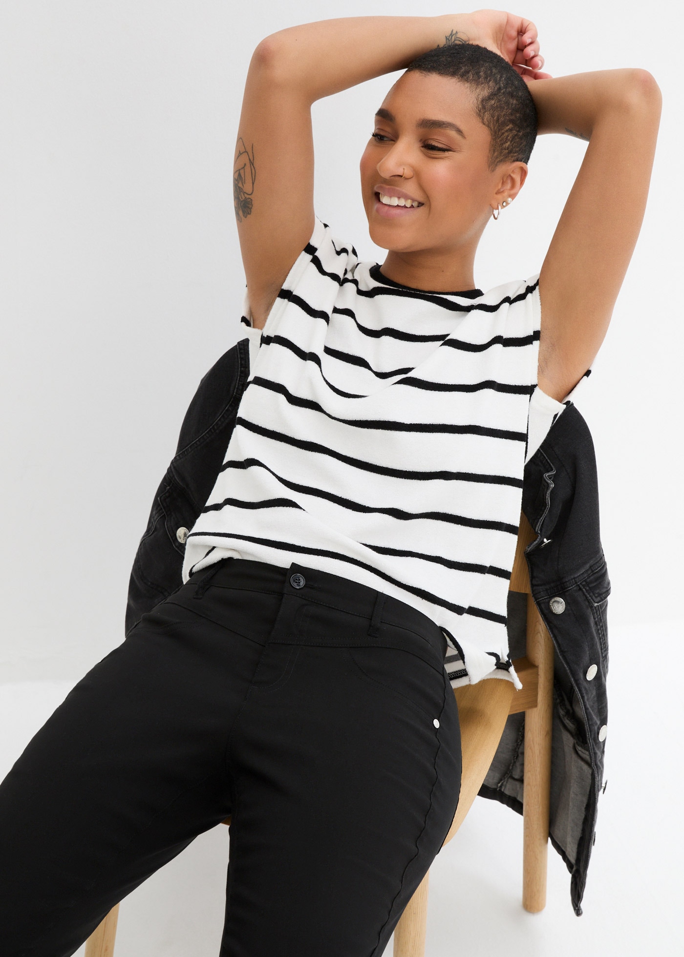 bonprix 7/8-Hose  niedrige Leibhöhe, elastisch und formstabil