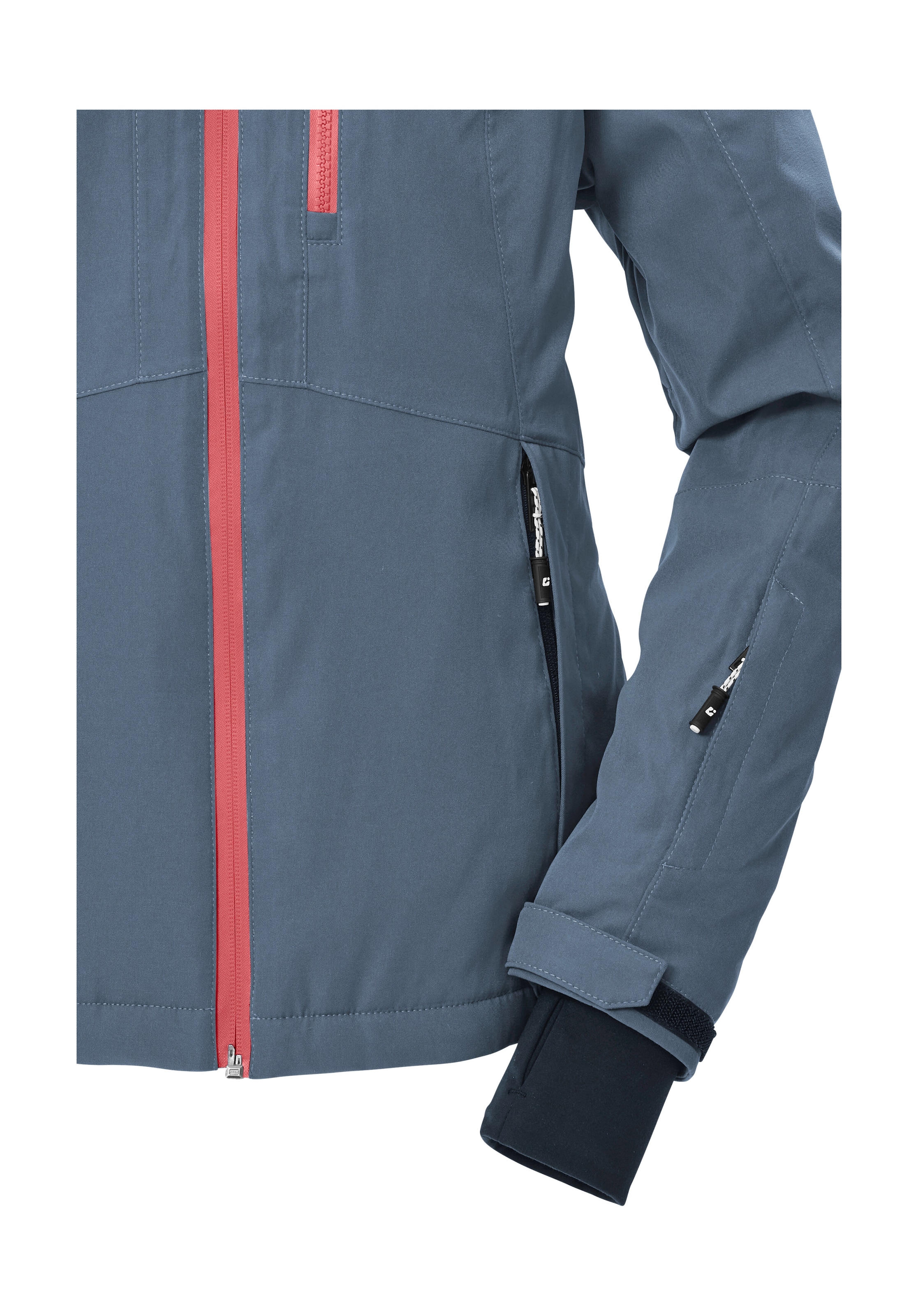 Killtec Skijacke »KSW 276 WMN SKI JCKT« Wasserdichte Damenjacke mit Schneefang, Atmungsaktivität und Taschen