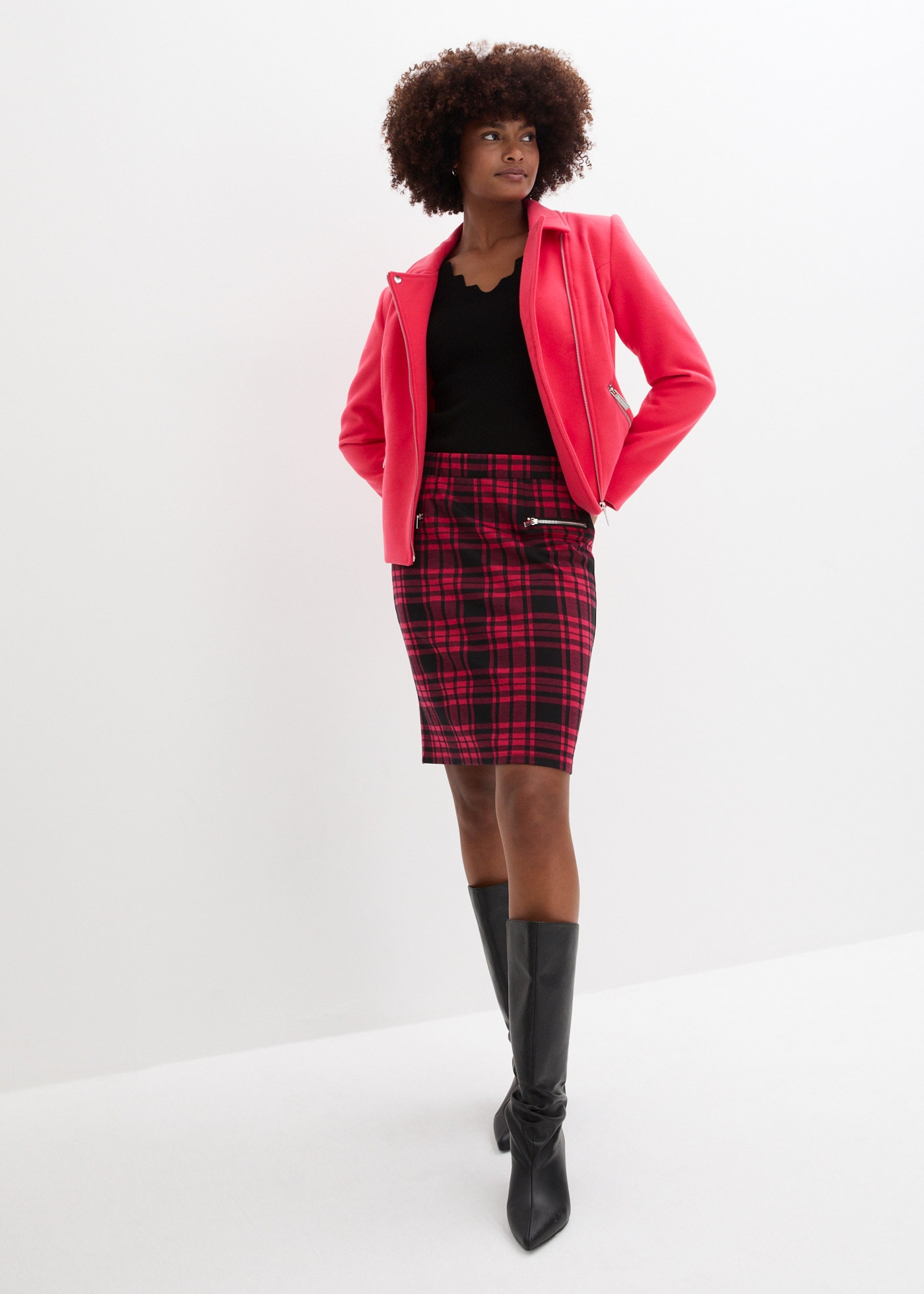 bonprix Jupe en jersey »Jersey-Rock« Jersey-Rock