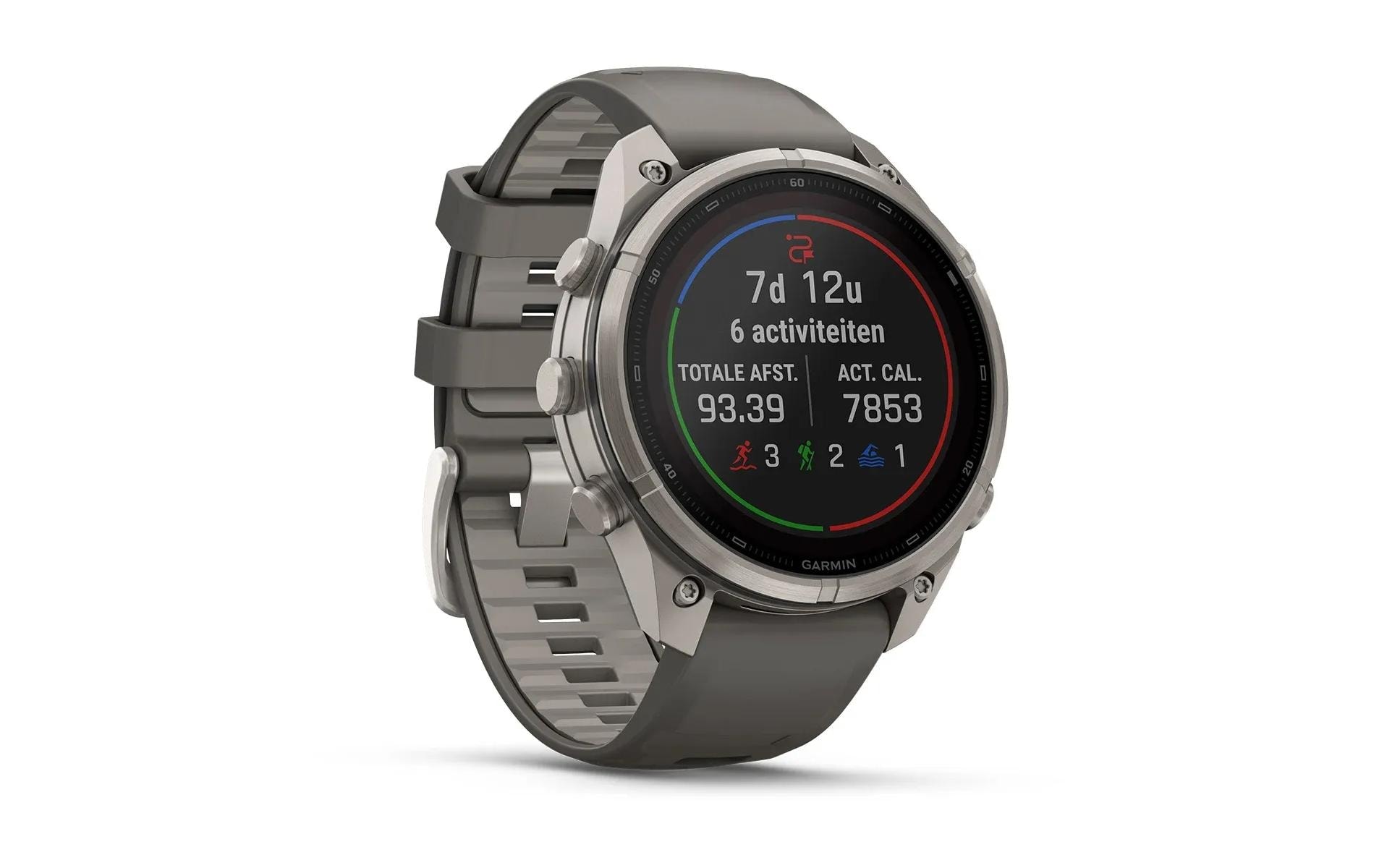 Garmin Smartwatch »Fenix 9 Pro inReach Solar Titan Silikon«