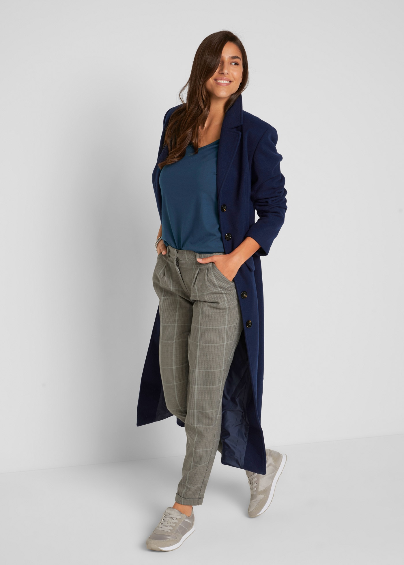 bonprix T-shirt à manches longues »Figurbetontes Langarmshirt (2er Pack)«, 2 cuis Figurbetontes Langarmshirt (2er Pack)
