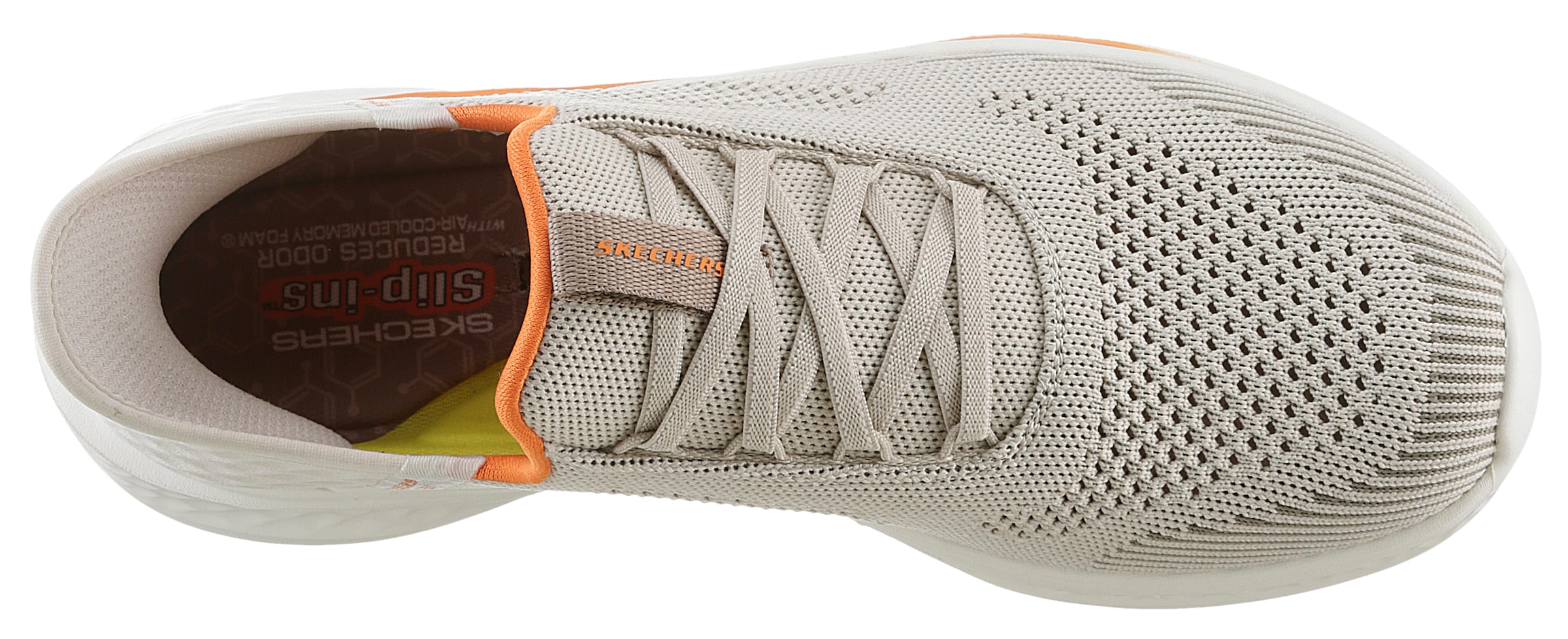 Skechers Slip-On Sneaker »SLADE-QUINTO«  , Slipper, Freizeitschuh mit dezenten Kontrastbesatz