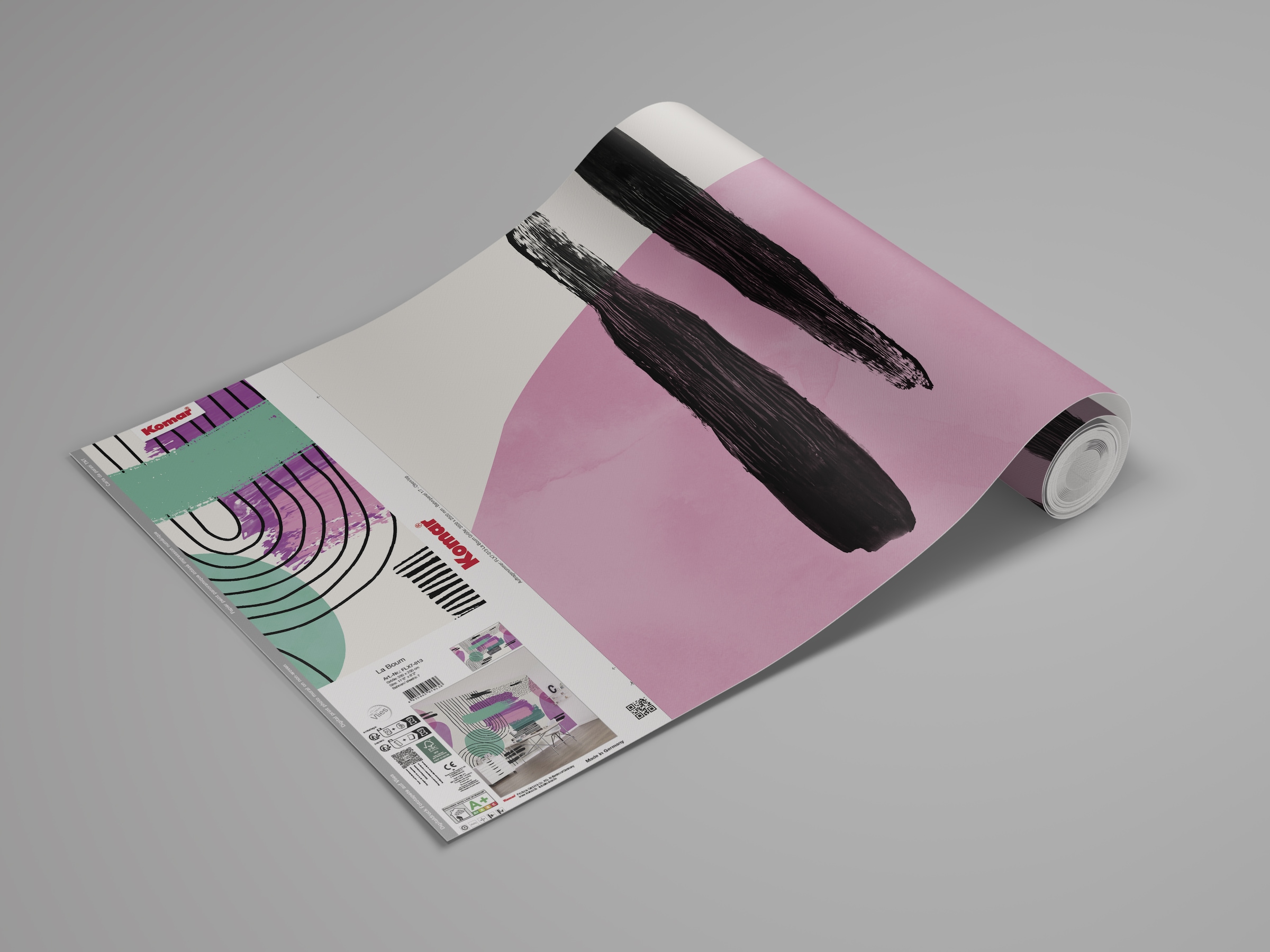 Komar Fototapete »Komar Vlies Fototapete - La Boum  - Grösse 350 x 250 cm« bedruckt glatt