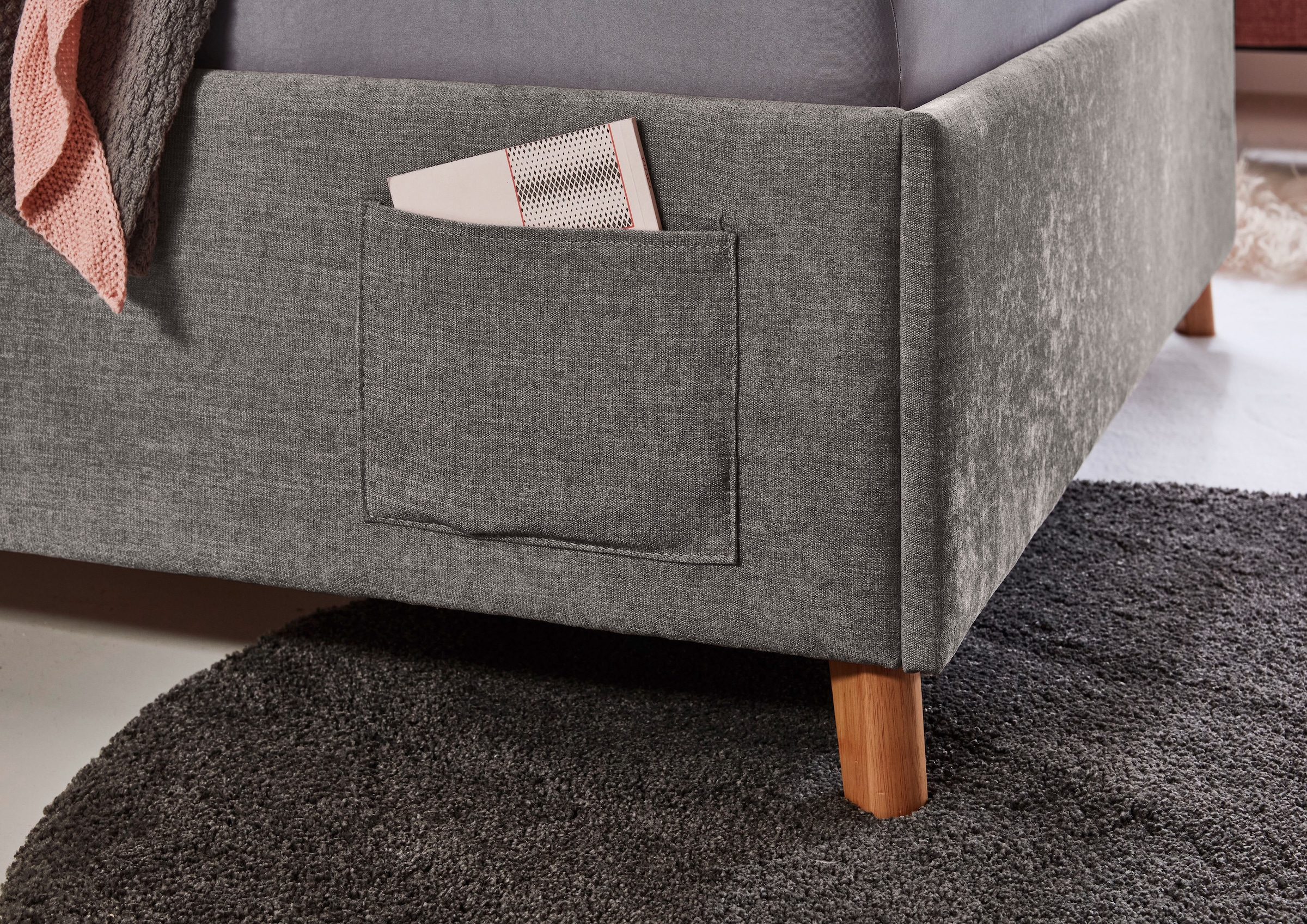 meise.möbel Kinderbett »FUN« Polsterbett wahlweise mit Bettkasten, Jugendbett inkl. USB-Anschluss