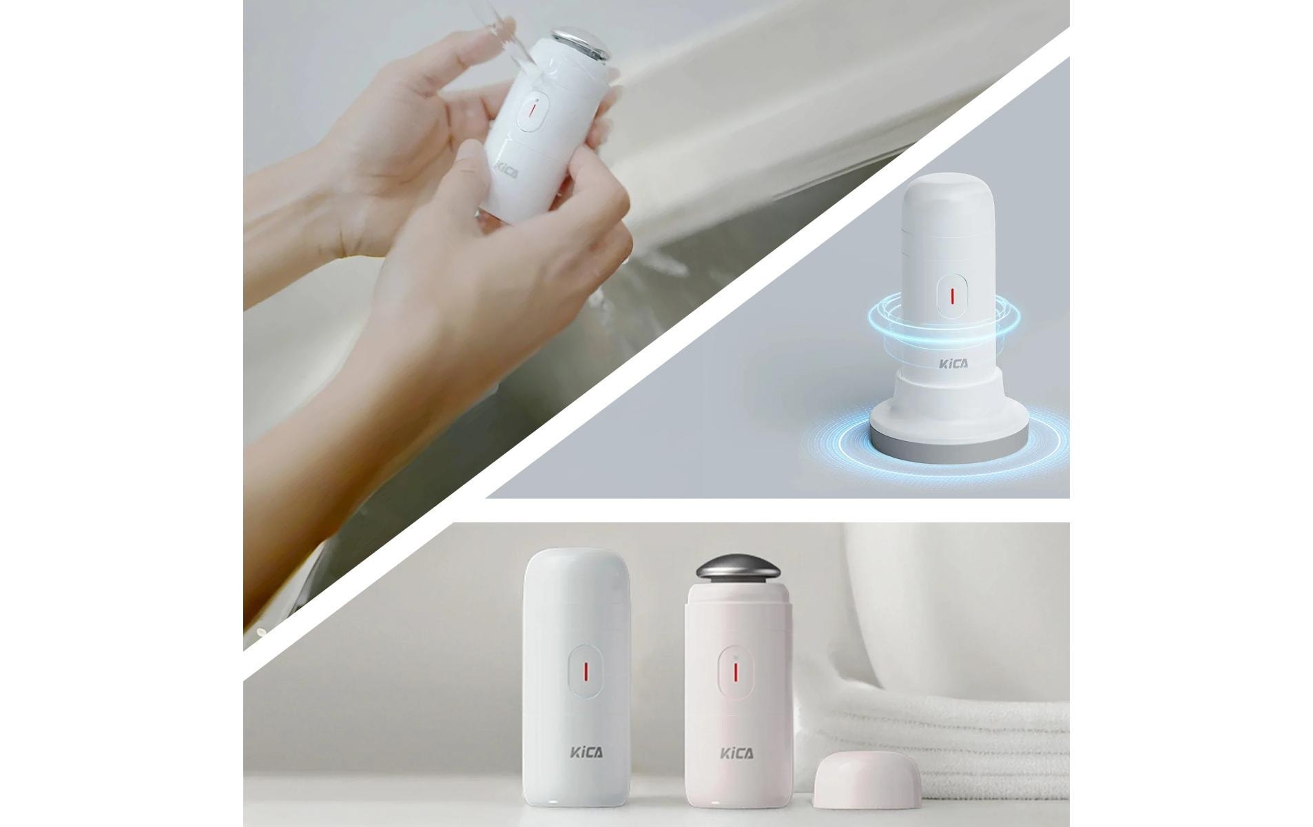   Elektrische Gesichtsreinigungsbürste »KiCA PureClear Hellblau« Wasserschutz