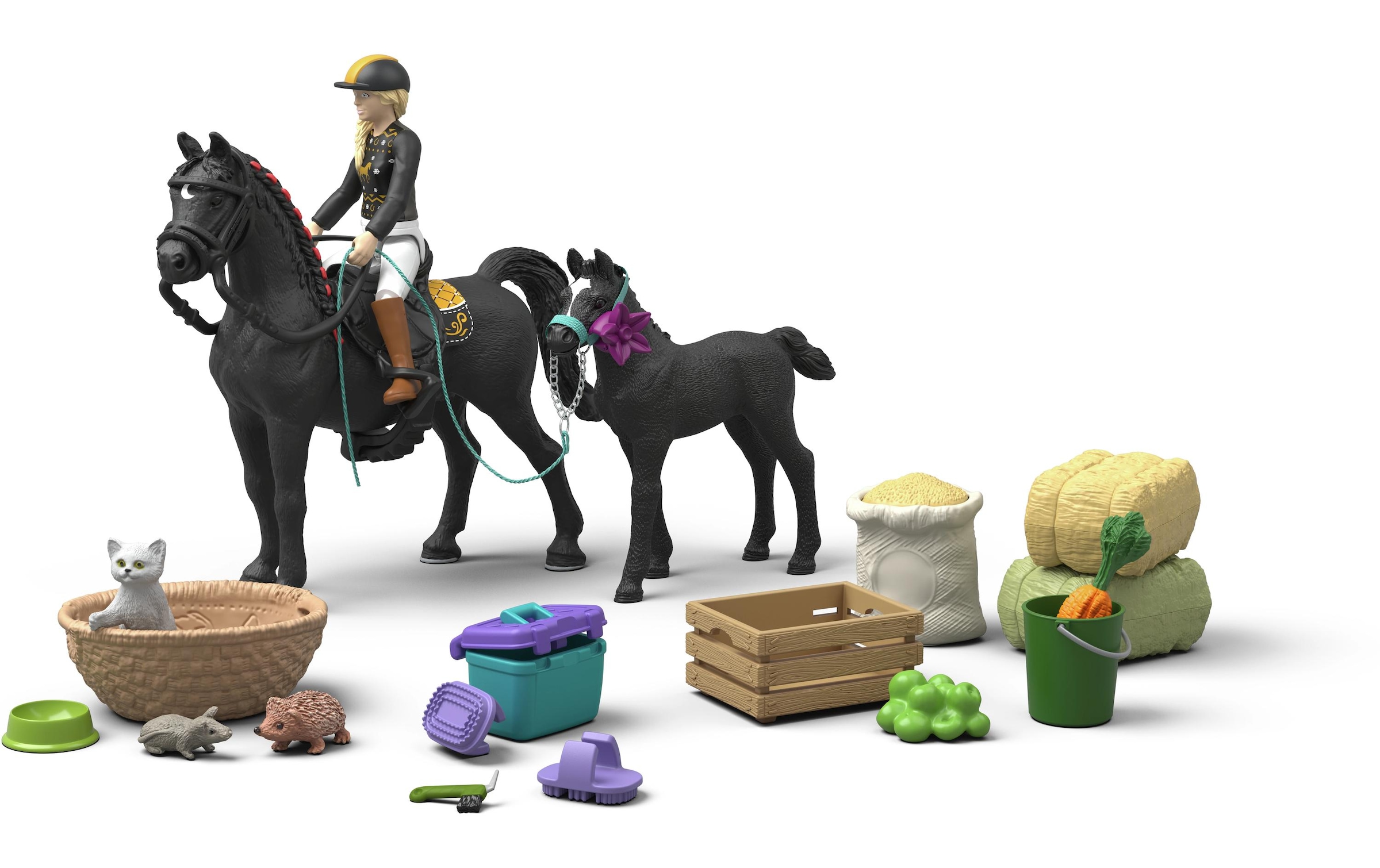 Schleich® Jouet calendrier de l'Avent »Adventskalender HORSE CLUB 2026 Winter Wonderland Ausritt«