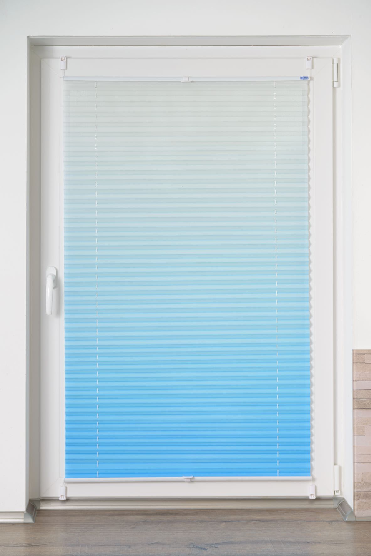 K-HOME Plissee »Farbverlauf Sunrise« Lichtschutz ohne Bohren verspannt