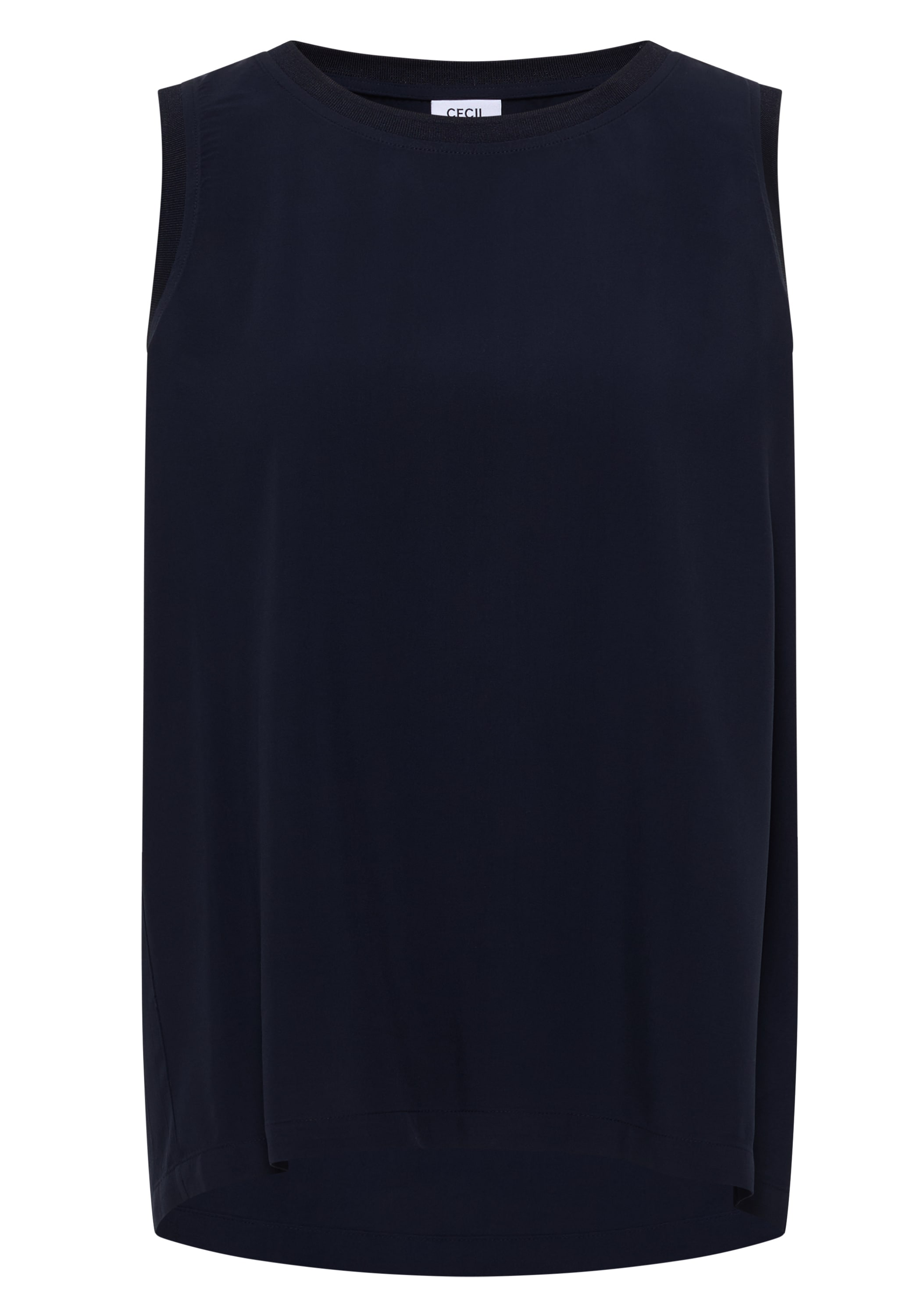 Cecil Top chemisier T-shirt d'été, viscose, sans manches