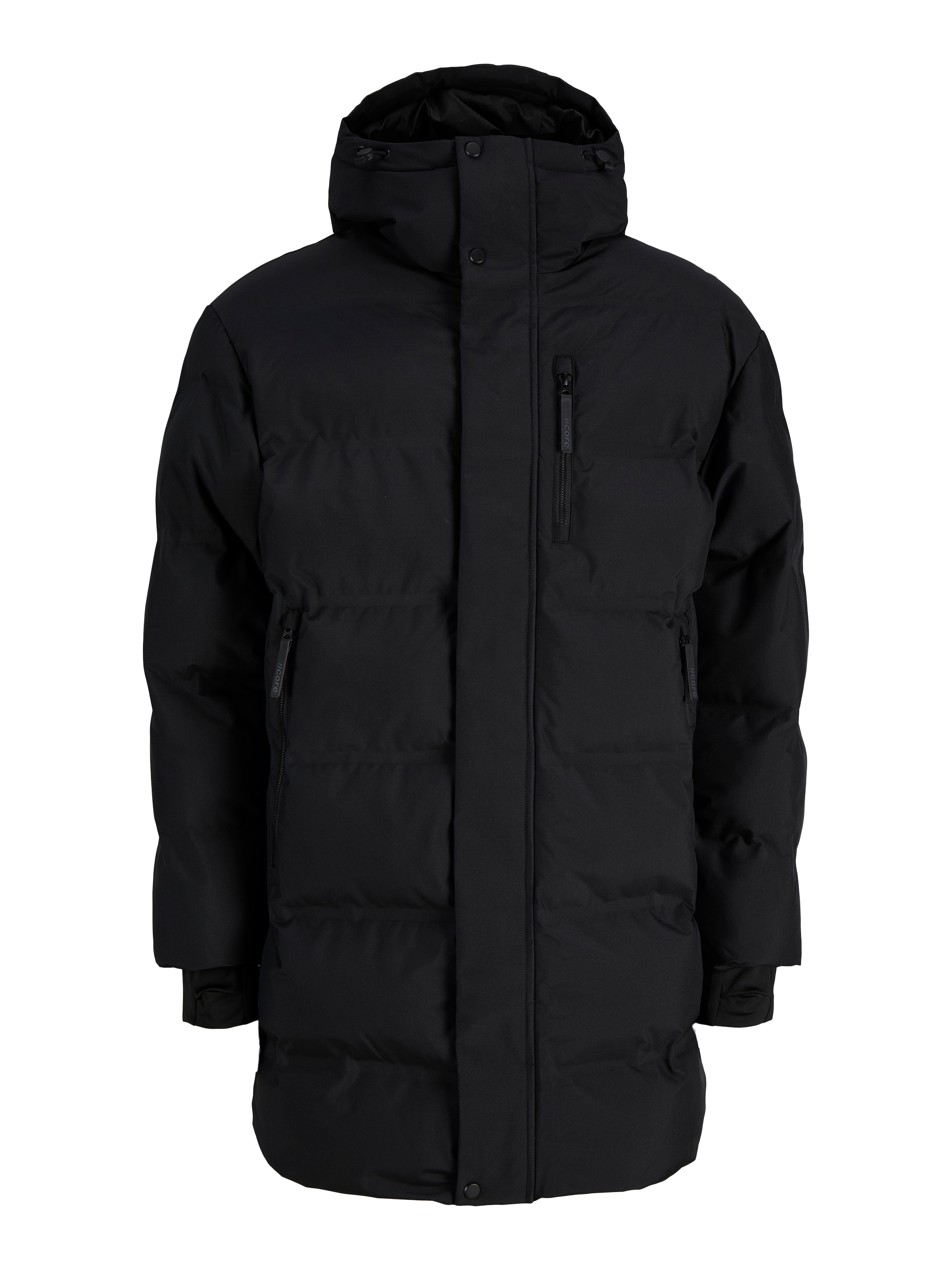 Jack & Jones PlusSize Veste matelassée »JCOTRACE ALPHA LONG PUFFER PLS« avec capuche fibre synthétique, coupe régulière