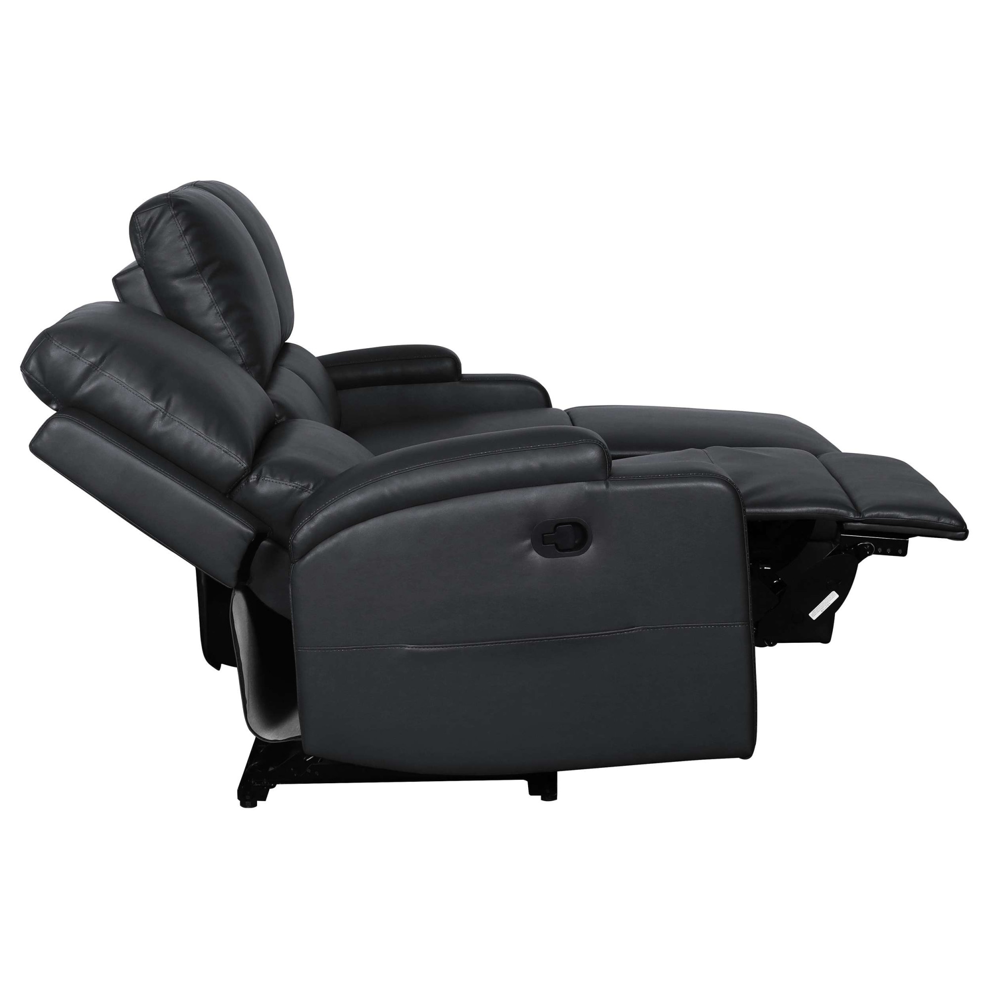 GOODproduct Canapé d'angle »NAPORI Kunstleder, Multimediasofa, L-Form« fonction relax manuelle ou électrique, USB-A pour la version électrique, coffre de rangement