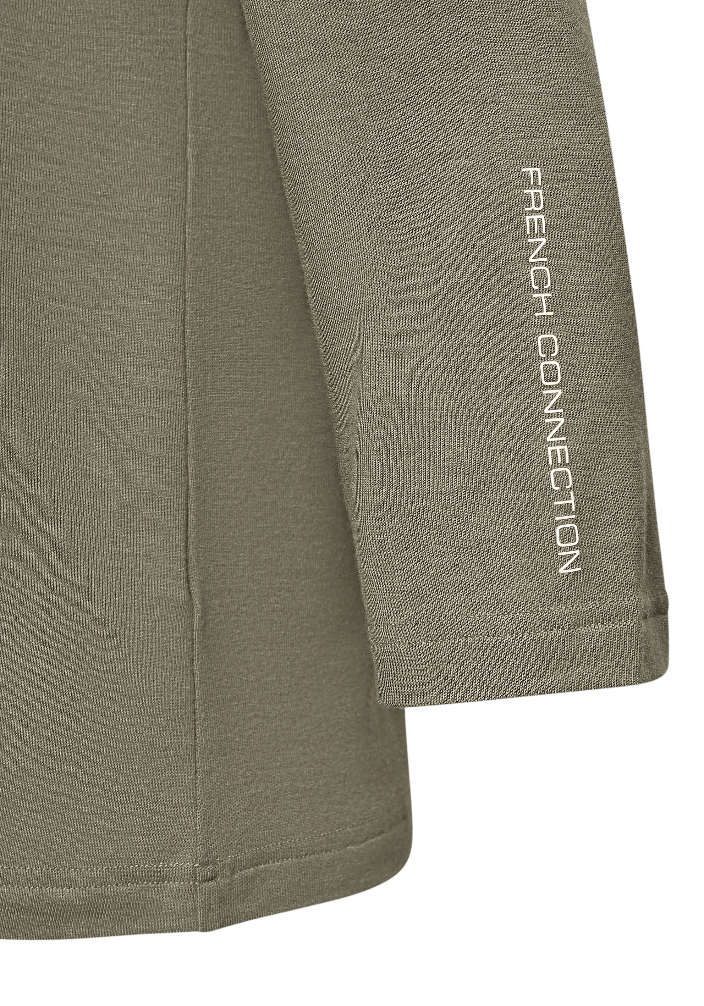 French Connection 3/4-Arm-Shirt Kuschelweiche Viskosemischqualität