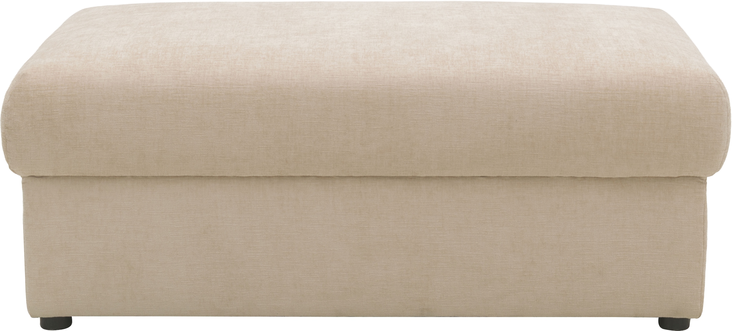 DOMO collection Hocker »Dundee, passende Ergänzung zum Mega-Sofa« pflegeleichter, edler Strukturstoff in Chenille-Optik