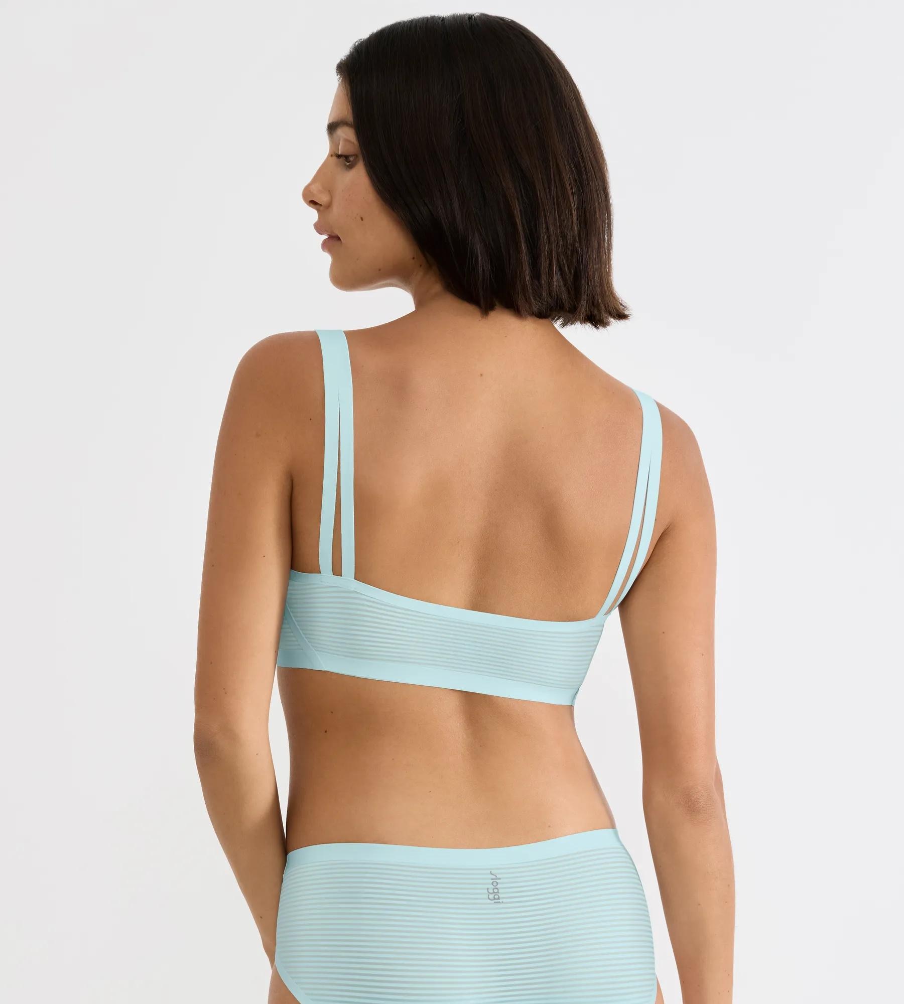sloggi Brassière »ZERO Feel Air« respirant, look semi-transparent, double couche sans coussinets