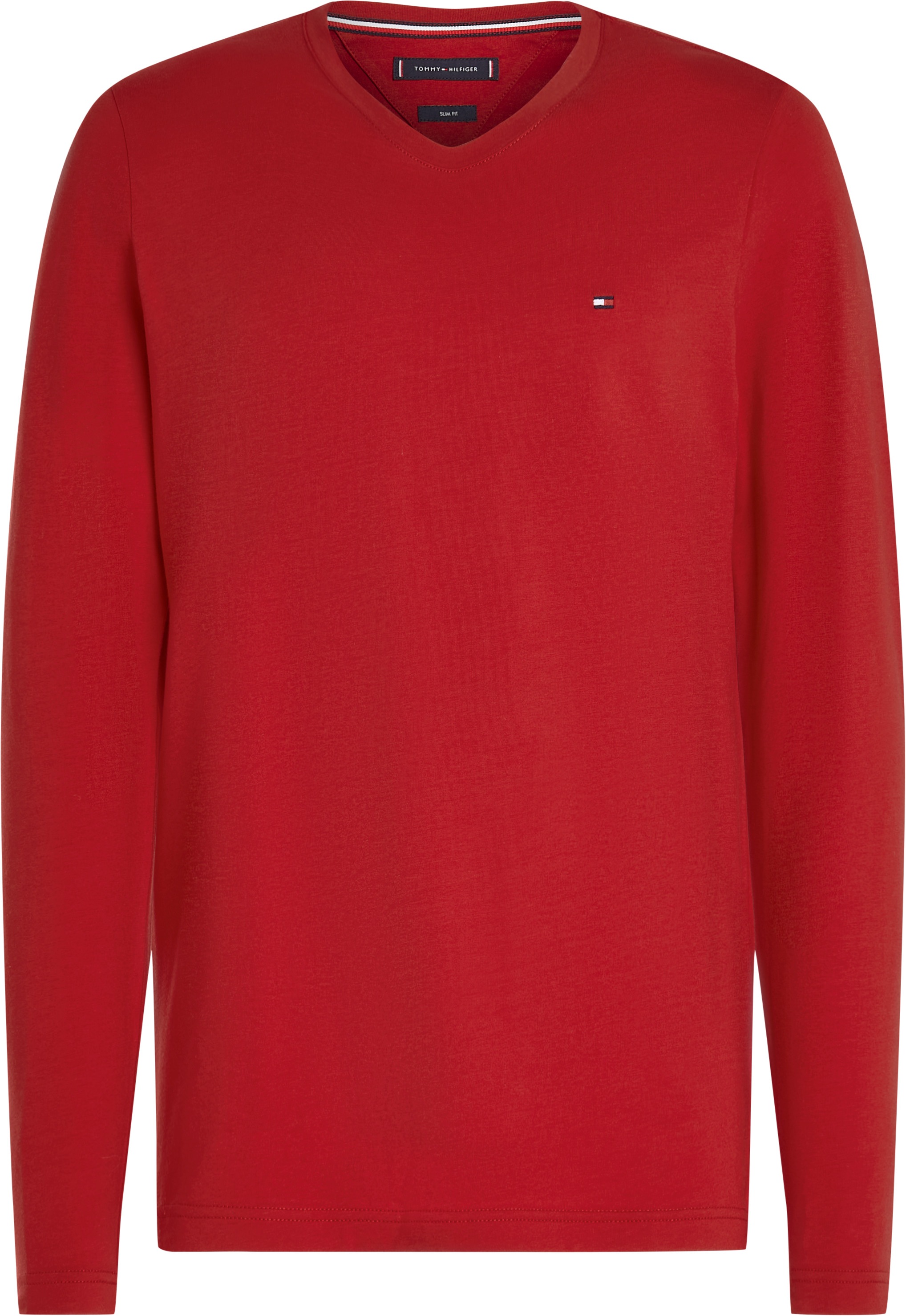 Tommy Hilfiger Langarmshirt »STRETCH SLIM FIT LONG SLEEVE« aus Baumwollstretch