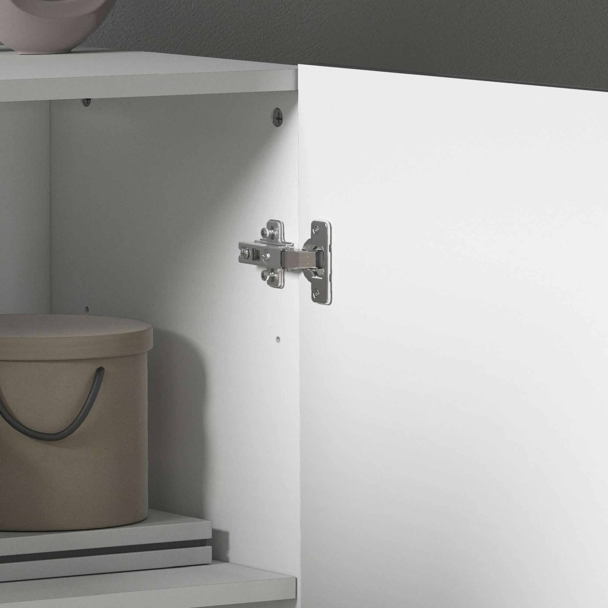 INOSIGN Armoire de classement »Essential, Mehrzweckschrank, Büroschrank mit 2 Türen« & verstellbaren Einlegeböden, Höhe 86 oder 166 cm, Made in Italy