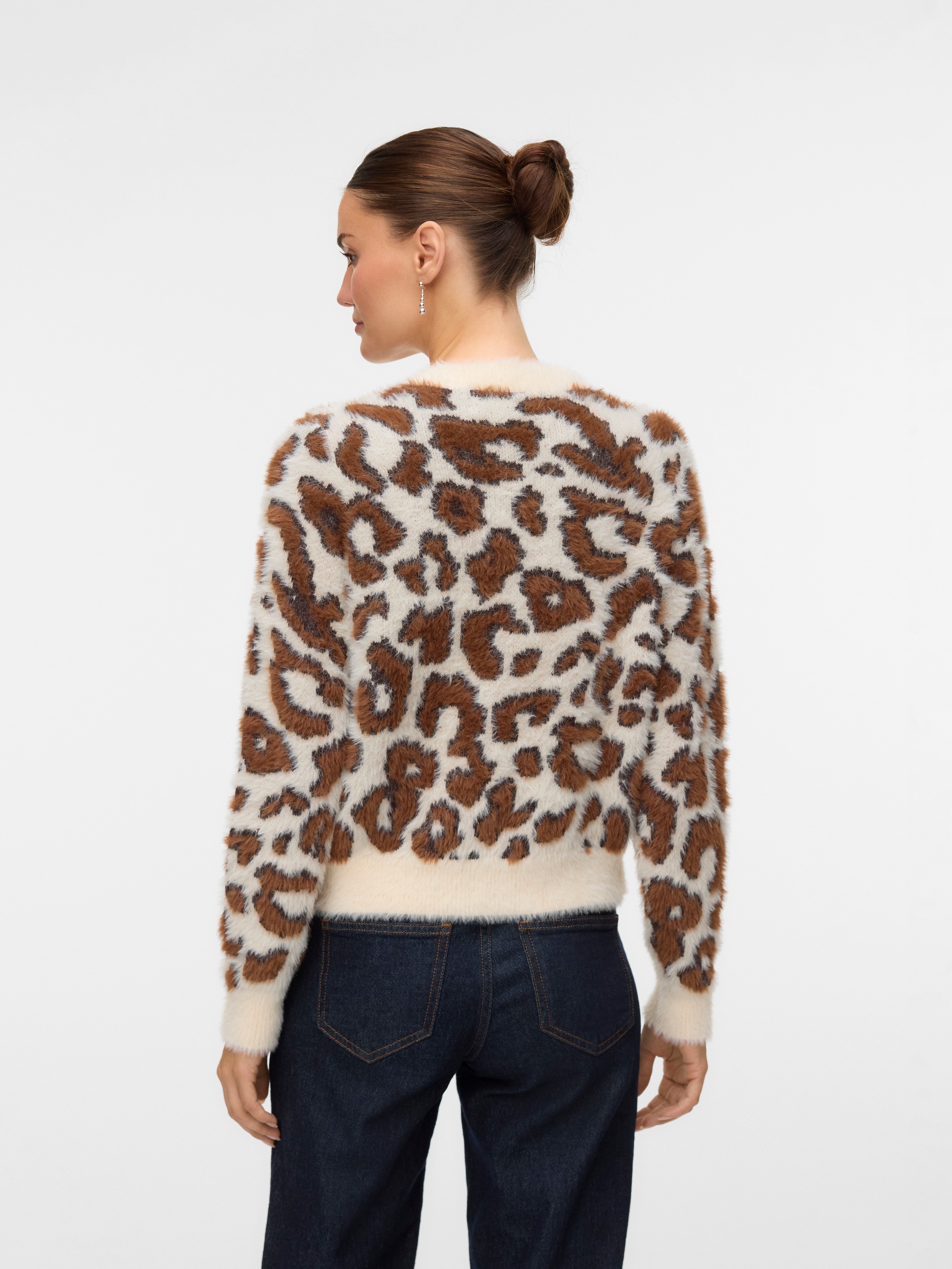 Vero Moda Strickpullover »VMJUNGLE LS O-NECK PULLOVER BOO«